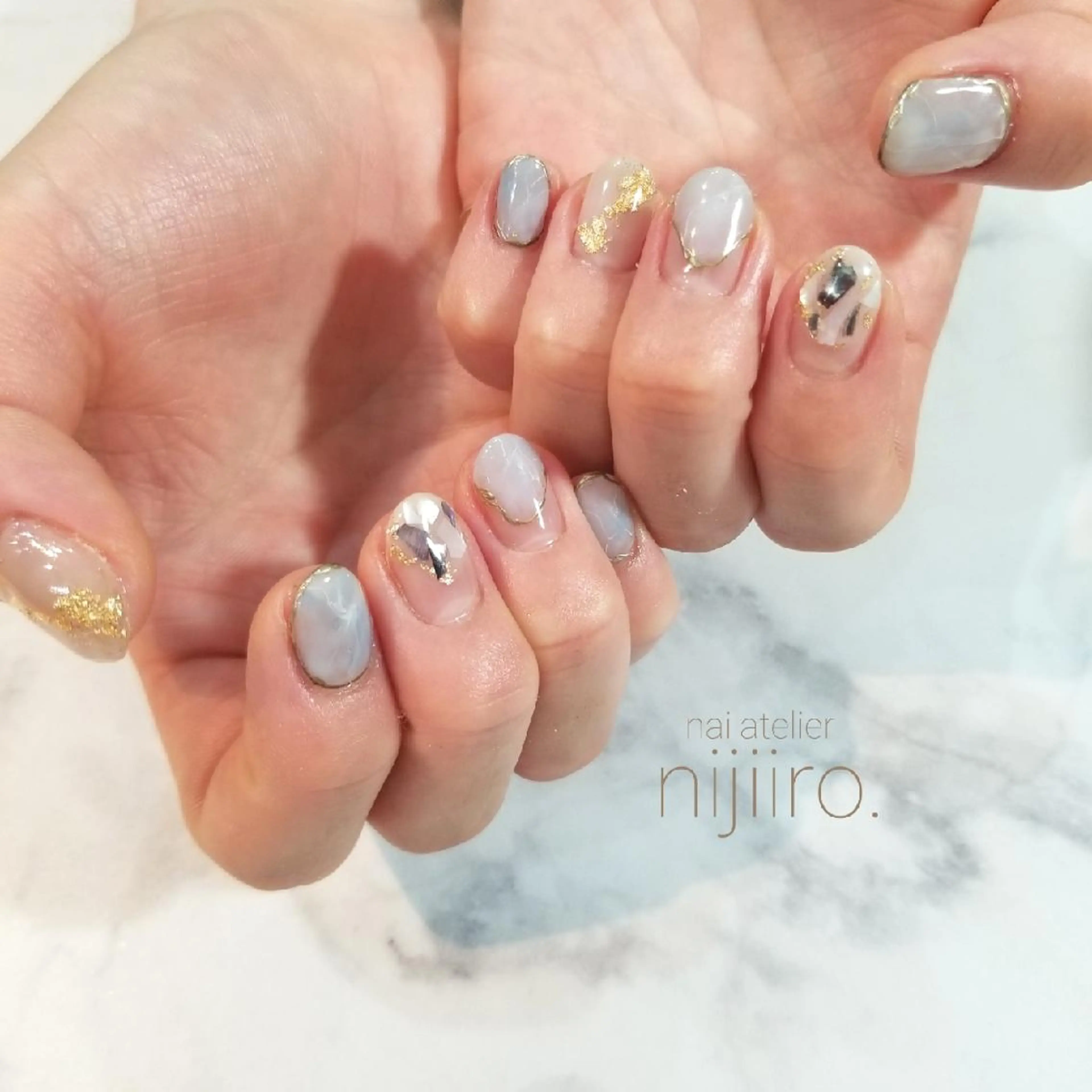 ネイル ハンドネイル nijiiro🌈 サトウのネイルデザイン