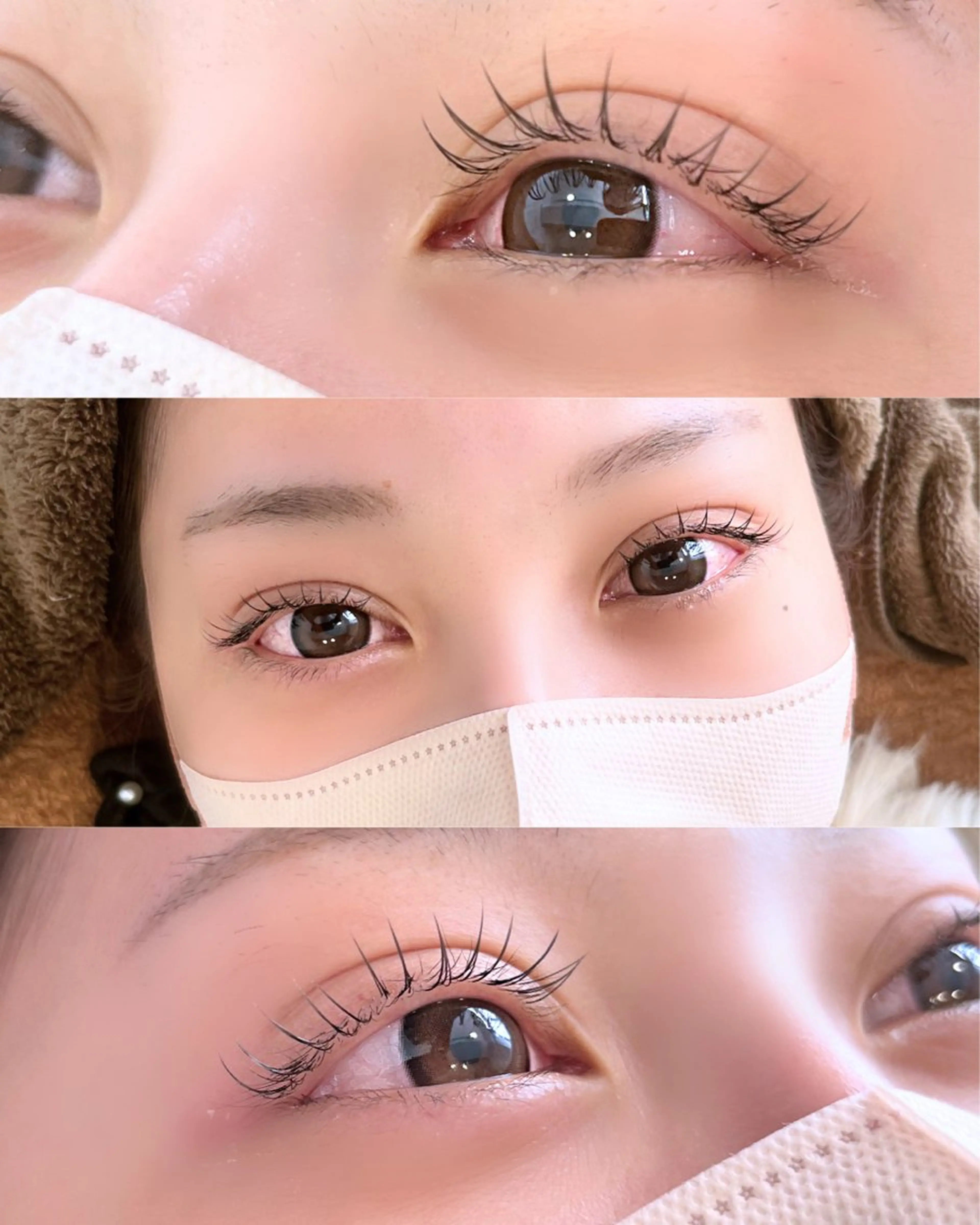 LEDマツエクフラットラッシュ120本（オフ無し）モニターの写真