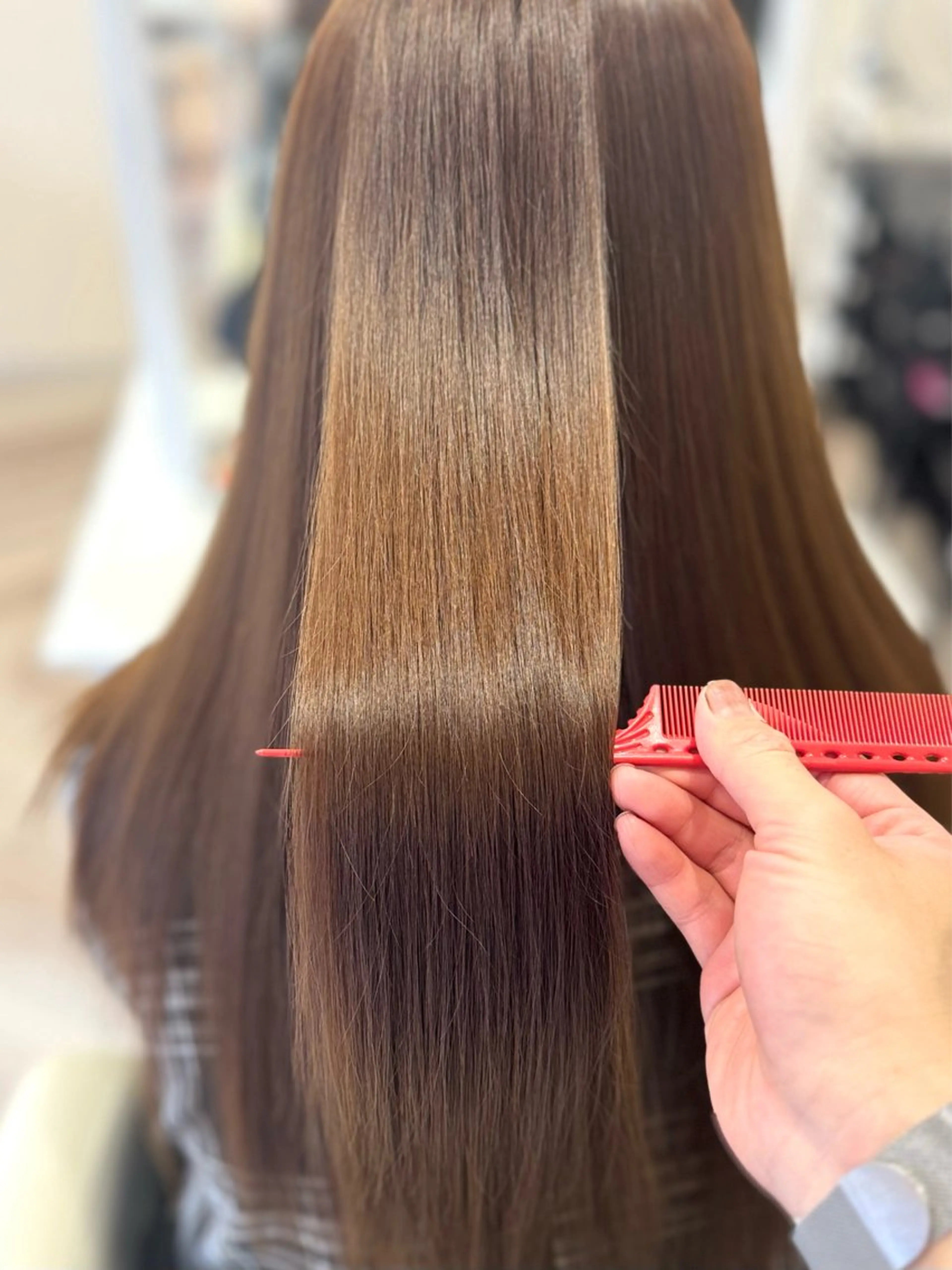 ロング 縮毛矯正 相澤 大翔のヘアスタイル