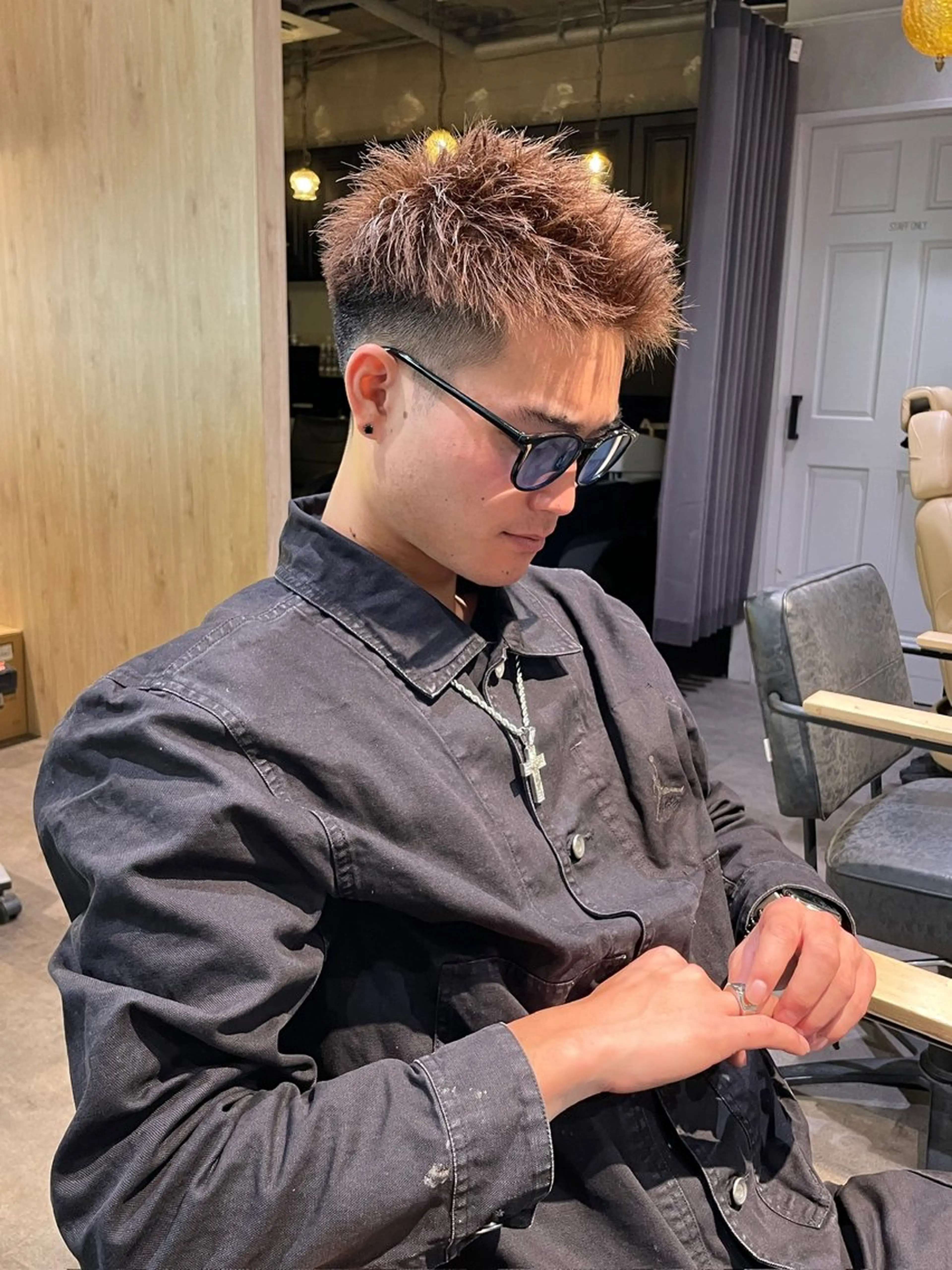 メンズ カット スミレ /コーンロウ /メンズ/ヘアセットのマツエク・マツパデザイン