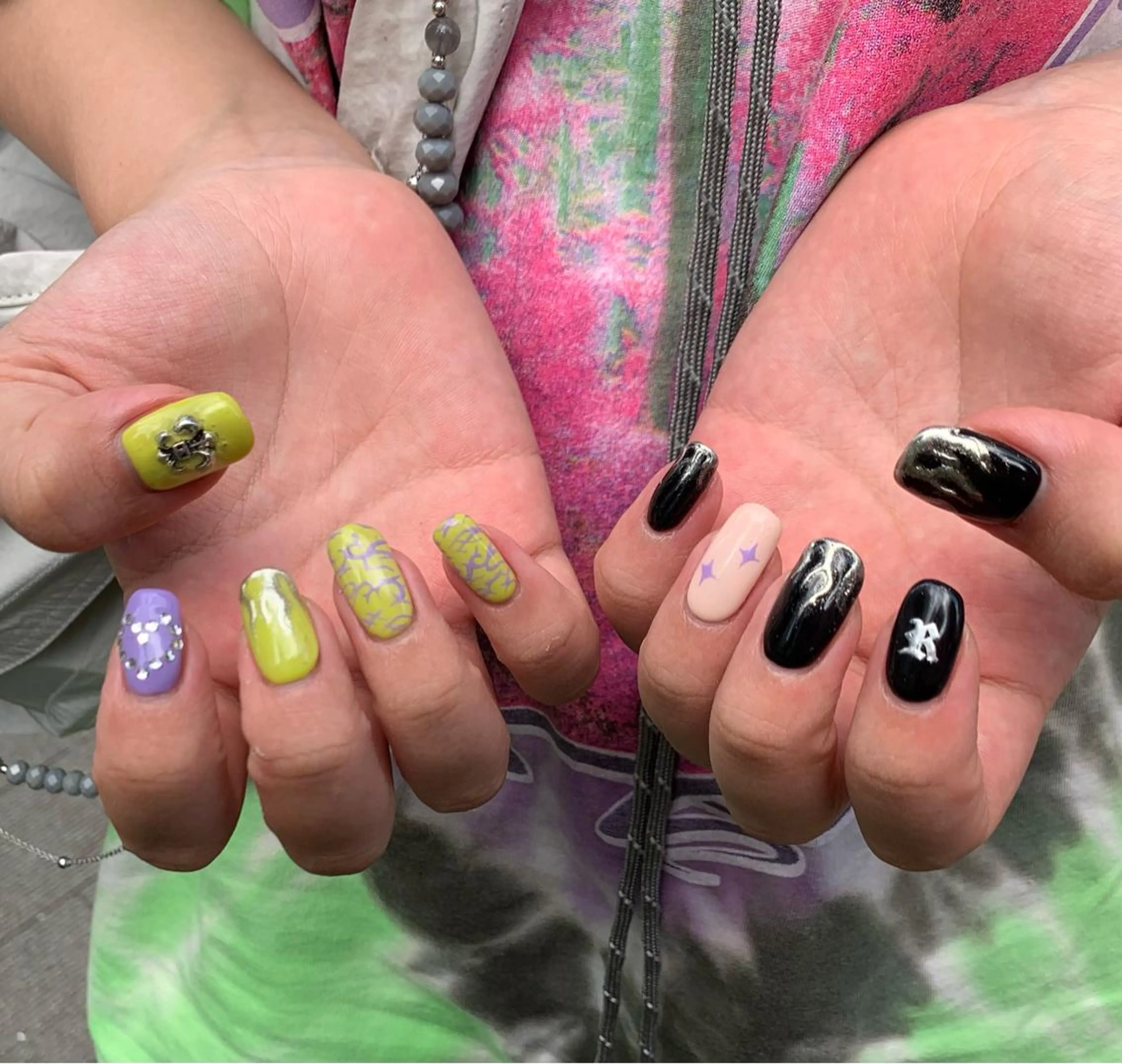 ネイル 海外girl🤎 透明感ベージュmaoのヘアスタイル