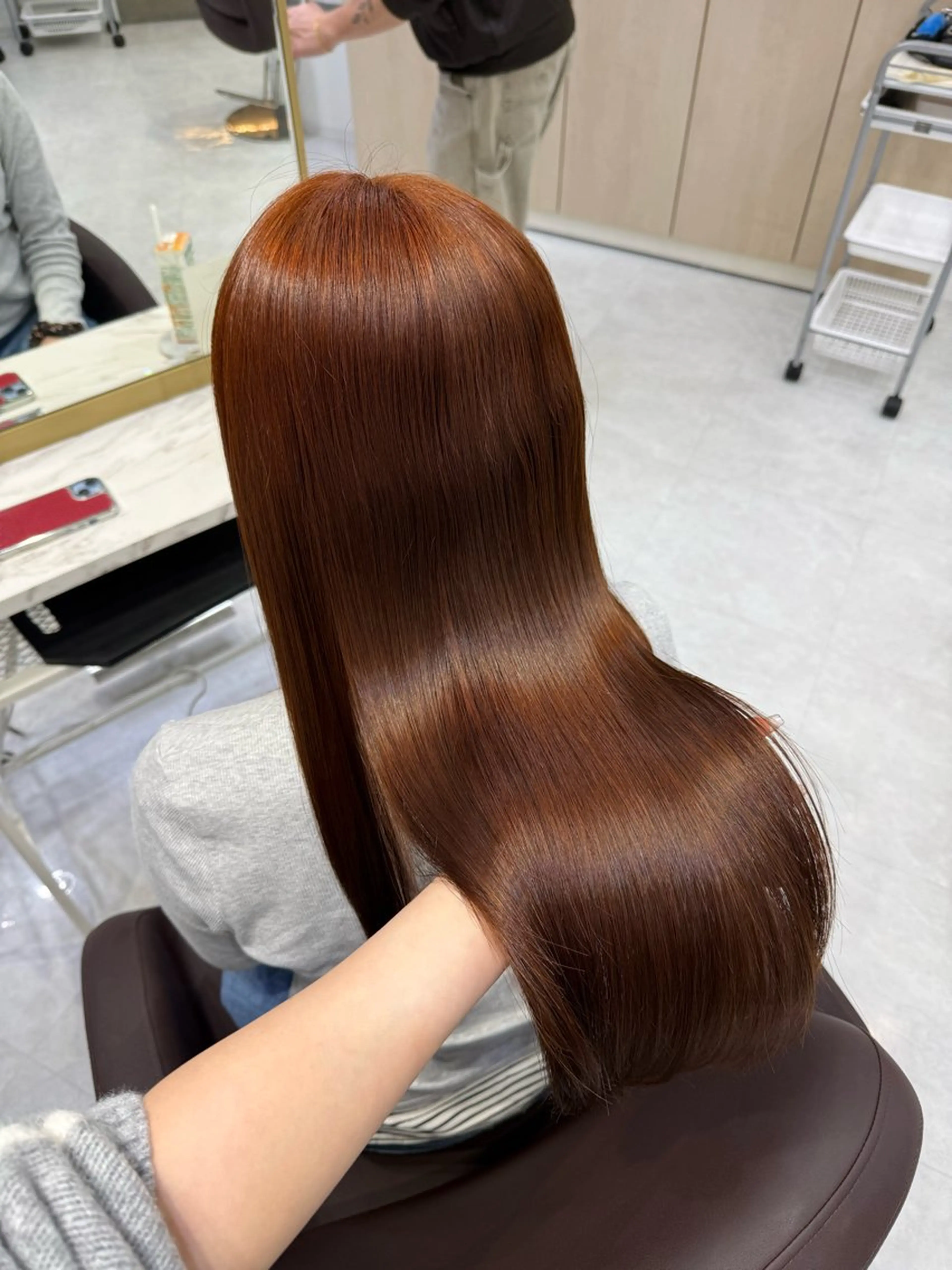 ロング カラー ヘアアレンジ ヘアカラー トリートメント ヘアセット 💗横浜美容室 💗HARUNAのヘアスタイル
