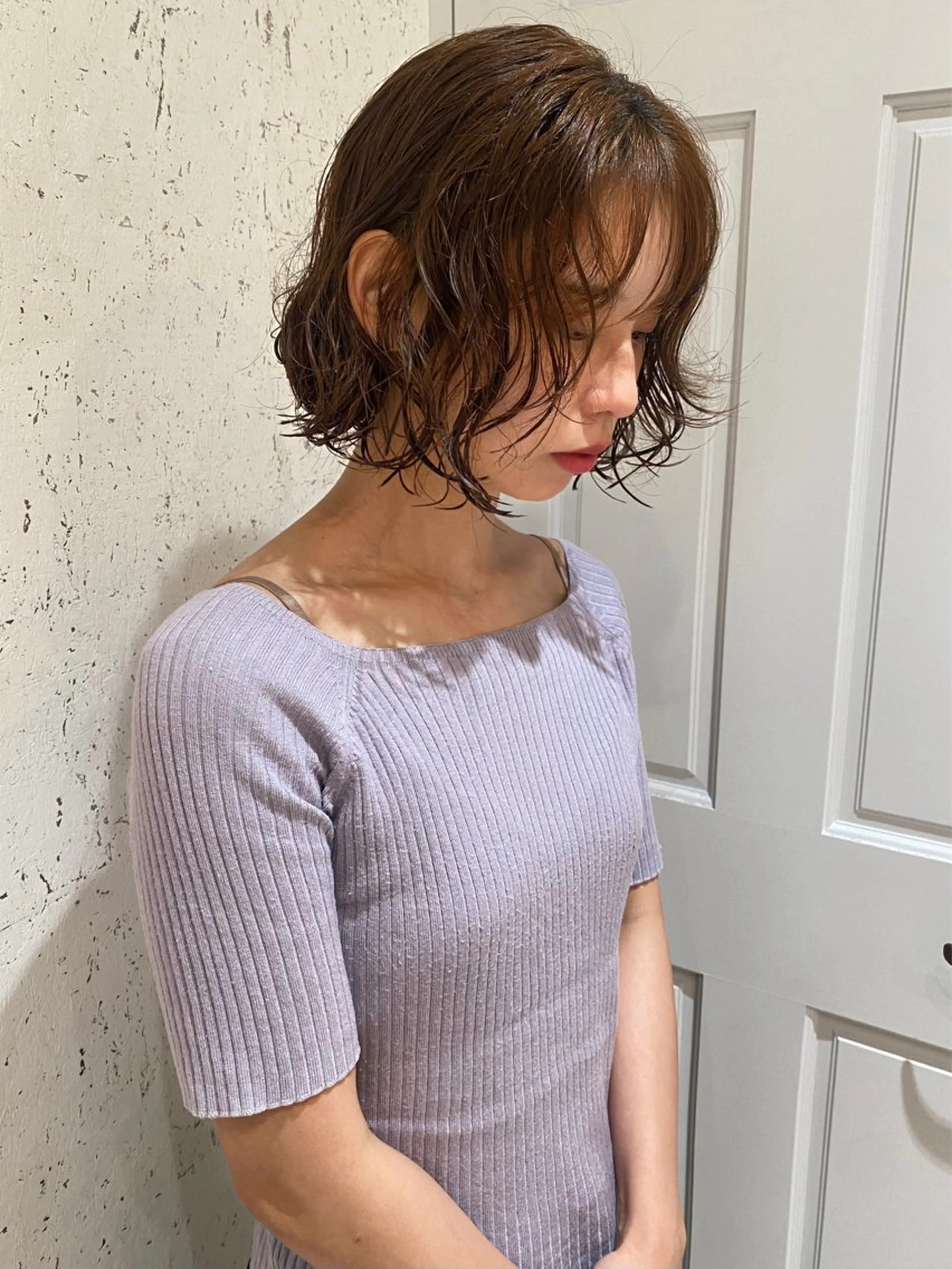 ショート カラー パーマ カット ヘアカラー パーマ トリートメント mai / linoah˚✧のヘアスタイル