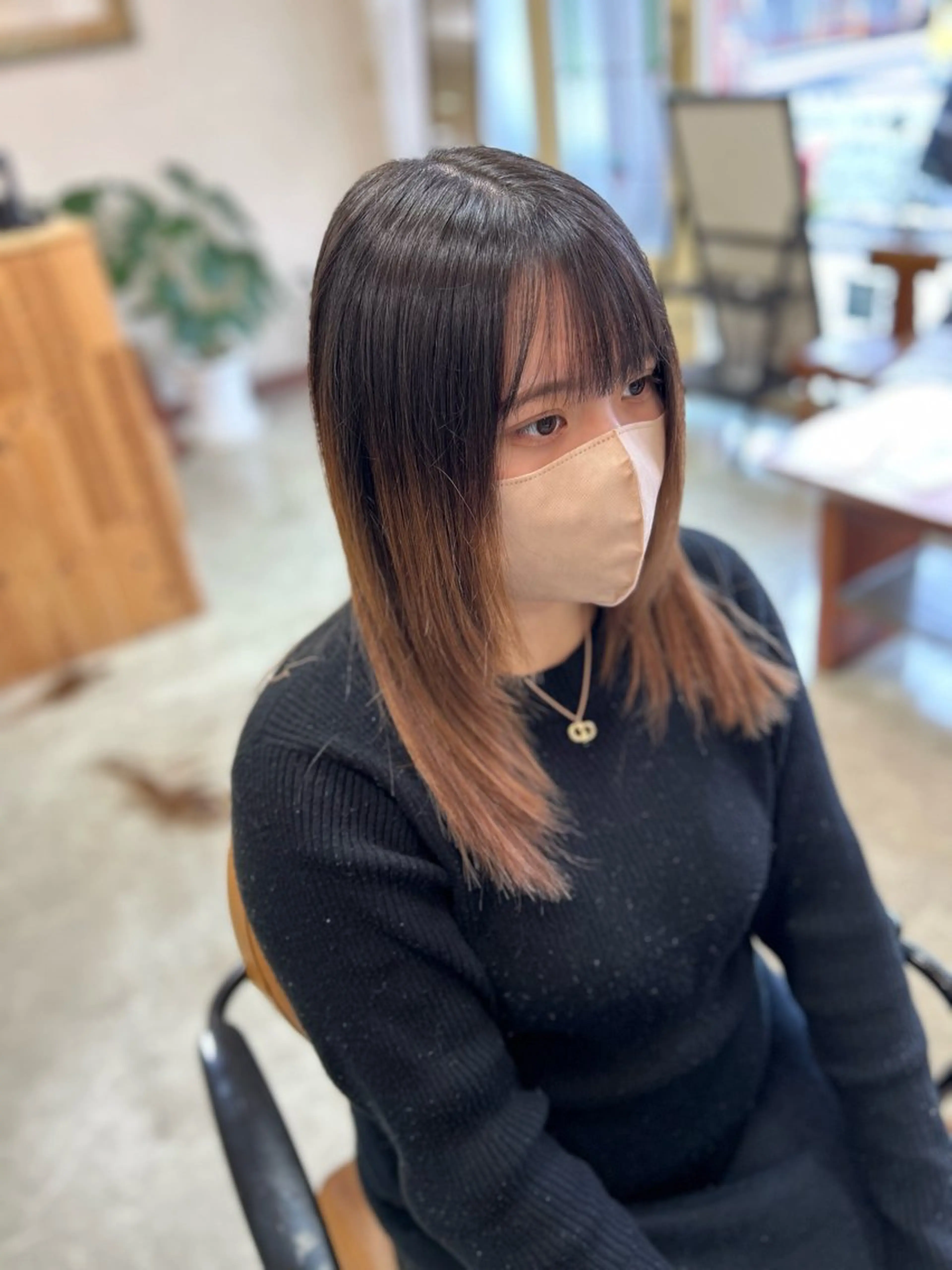 ミディアム 水田 誠貴のヘアスタイル