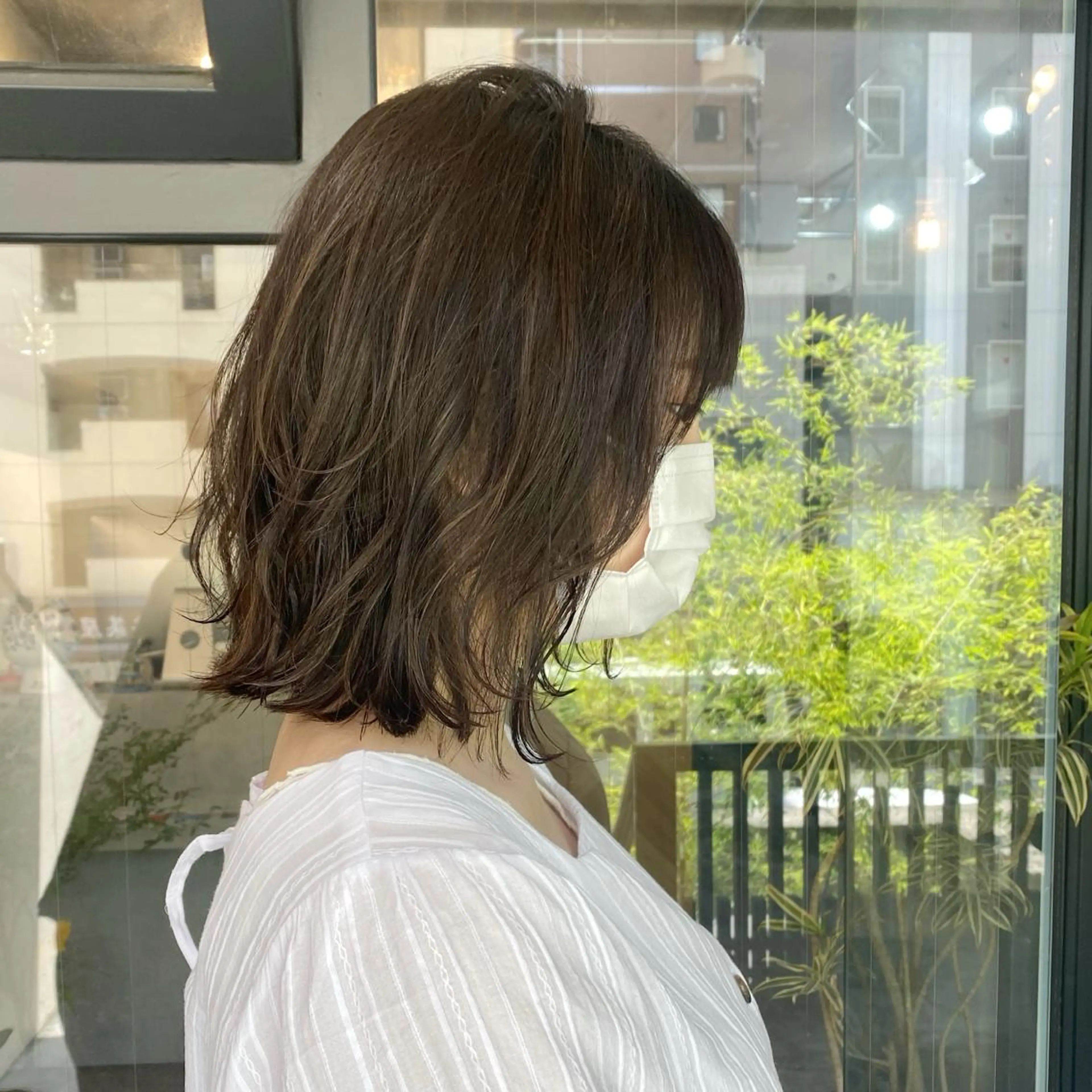 ショート カラー ネイル マツエク・マツパ ボブレイヤー ボブ レイヤーカット カット トリートメント 中山 天地のヘアスタイル