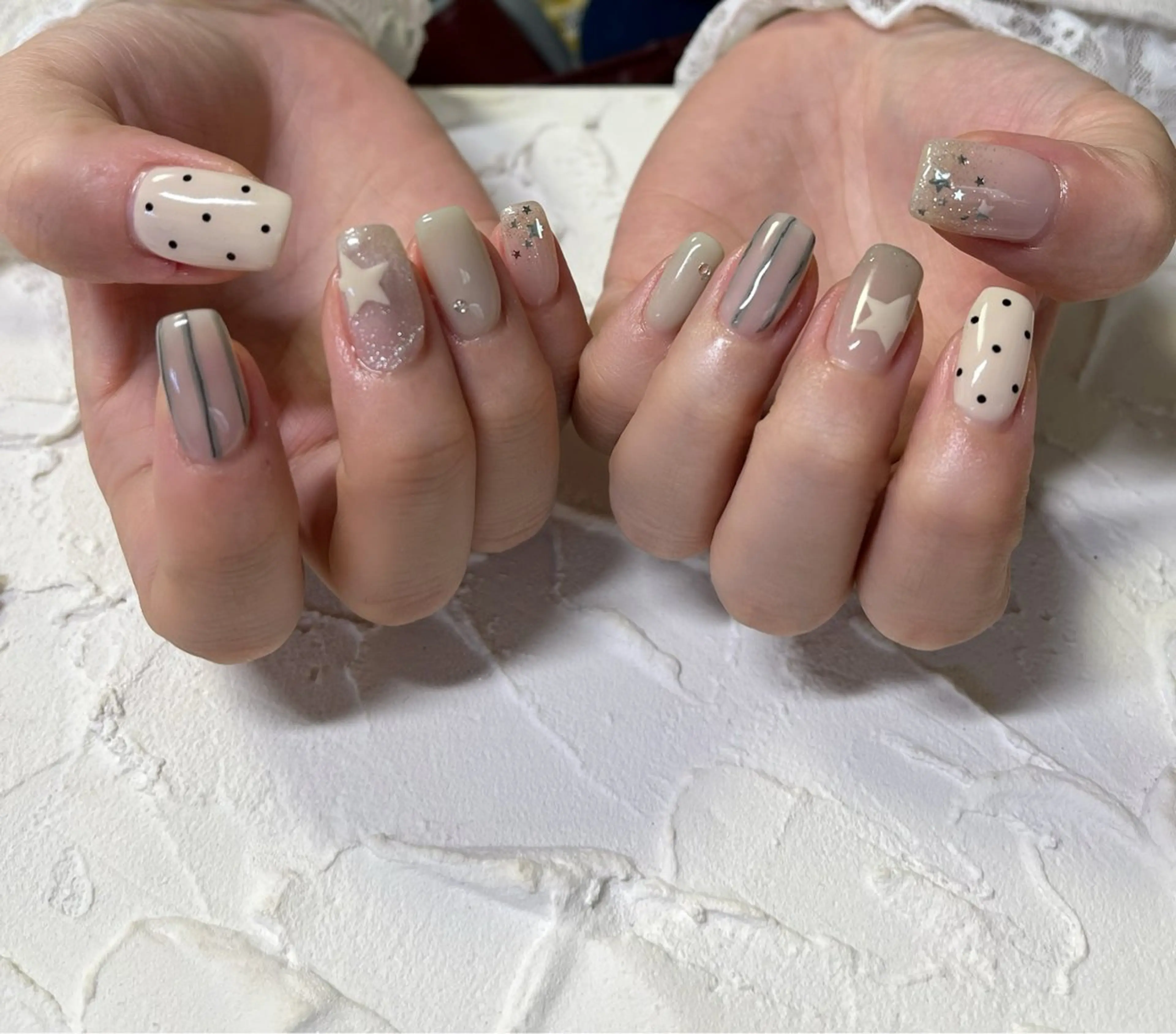 ネイル ハンドネイル Lofi nails ゆきこのネイルデザイン