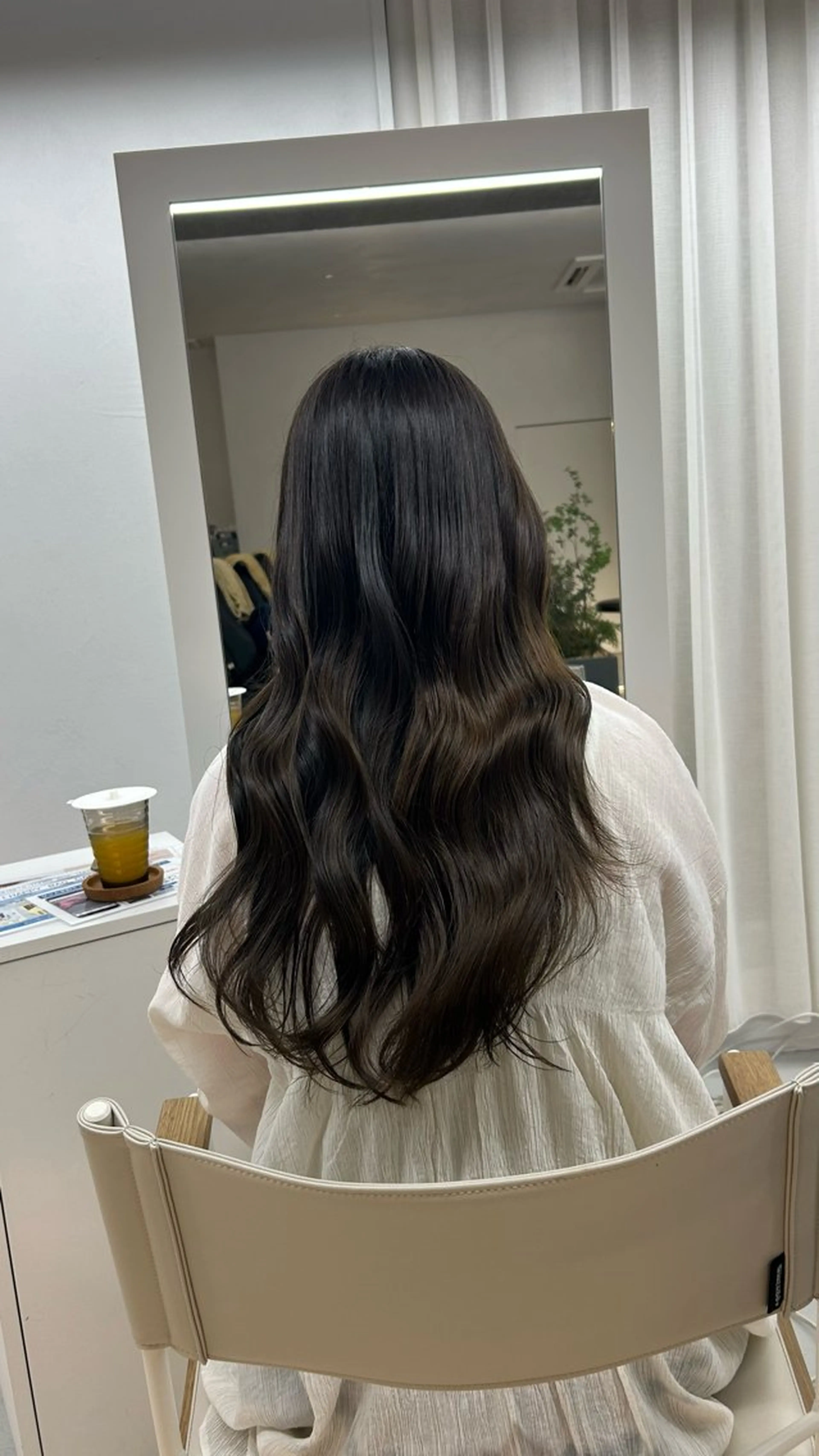ロング カラー ハイトーン/艶髪/ 暗髪/韓国/sanaのヘアスタイル