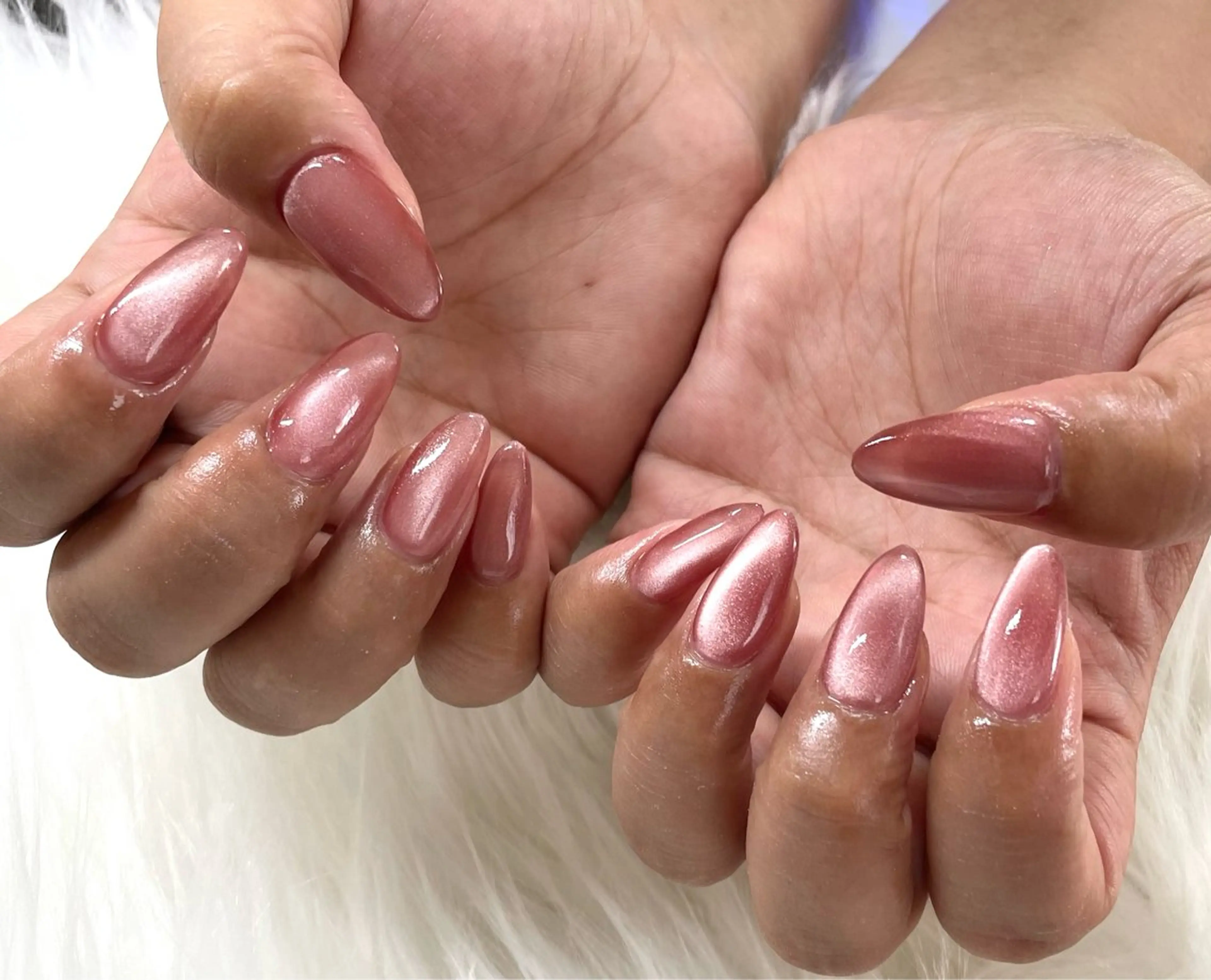 ネイル 長さ出し ハンドネイル nail salon HIRUKANAのネイルデザイン