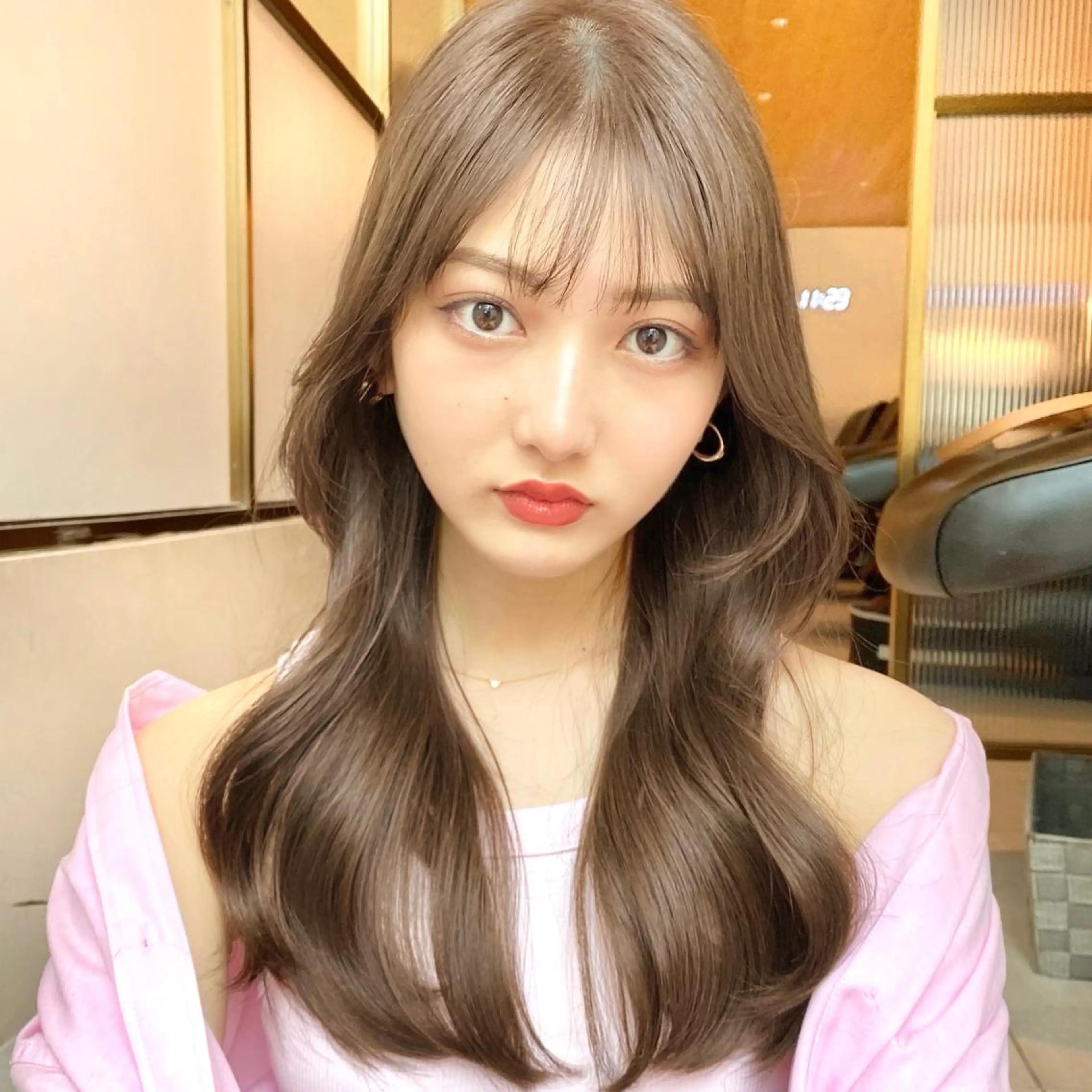 セミロング くびれヘア くびれレイヤー レイヤーカット カット ヘアカラー トリートメント 韓国くびれレイヤー 🇰🇷はづきのヘアスタイル