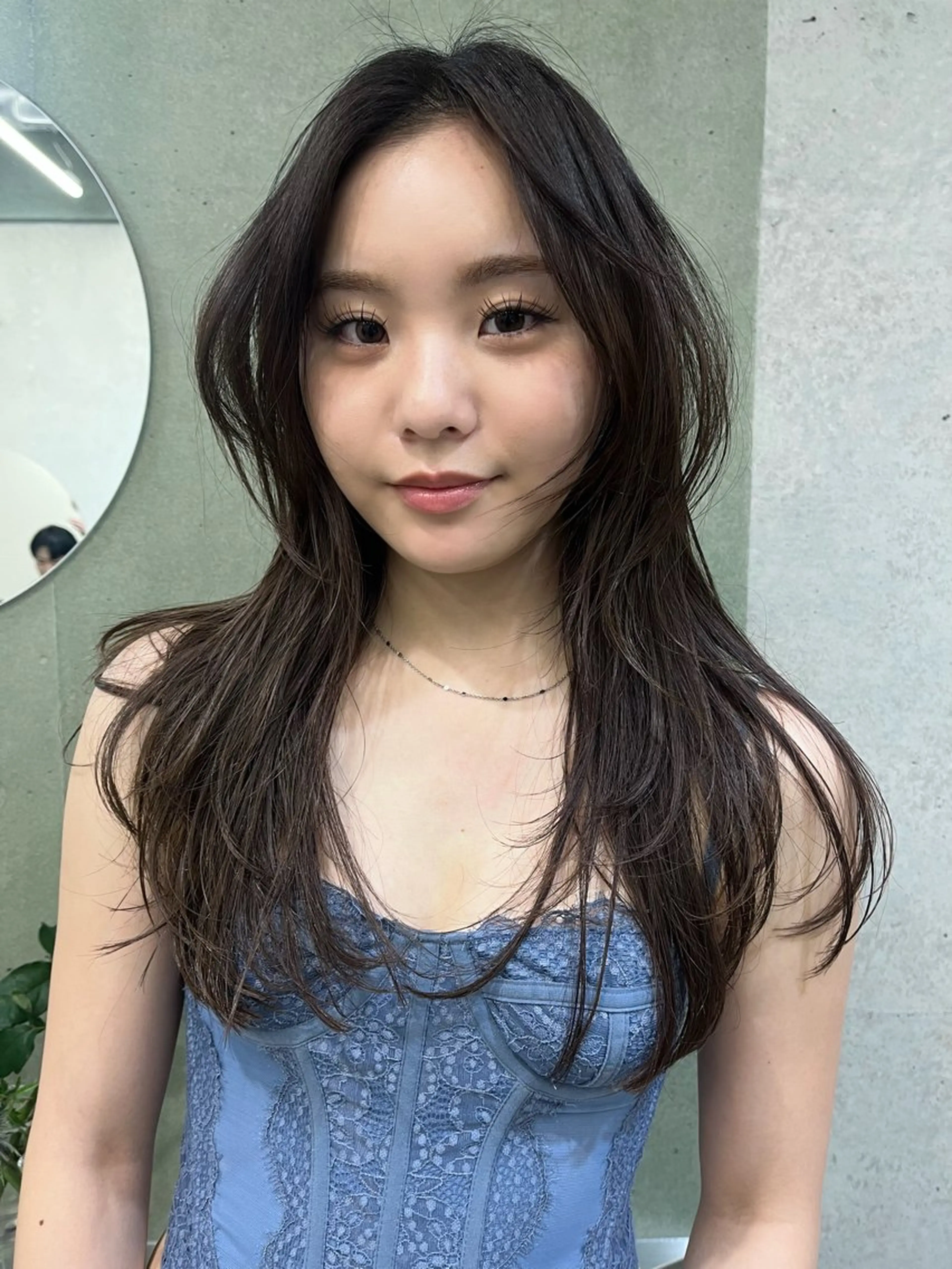 ロング レイヤーカット カット トリートメント 田中 里奈のヘアスタイル