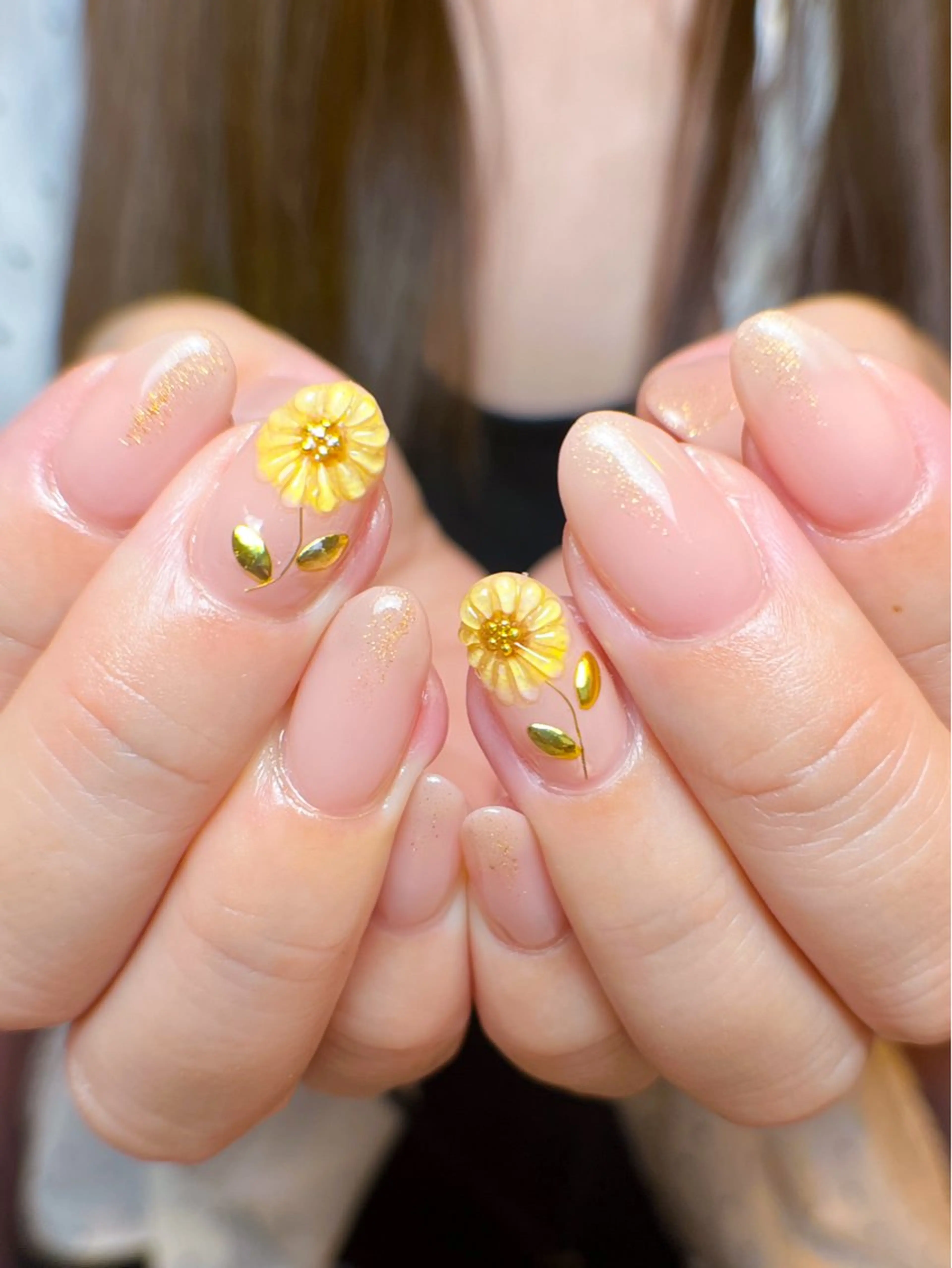 ネイル オフィスネイル シンプルネイル ハンドネイル ハンドケア ナツインフィニティ ネイルズ（なつ）のネイルデザイン