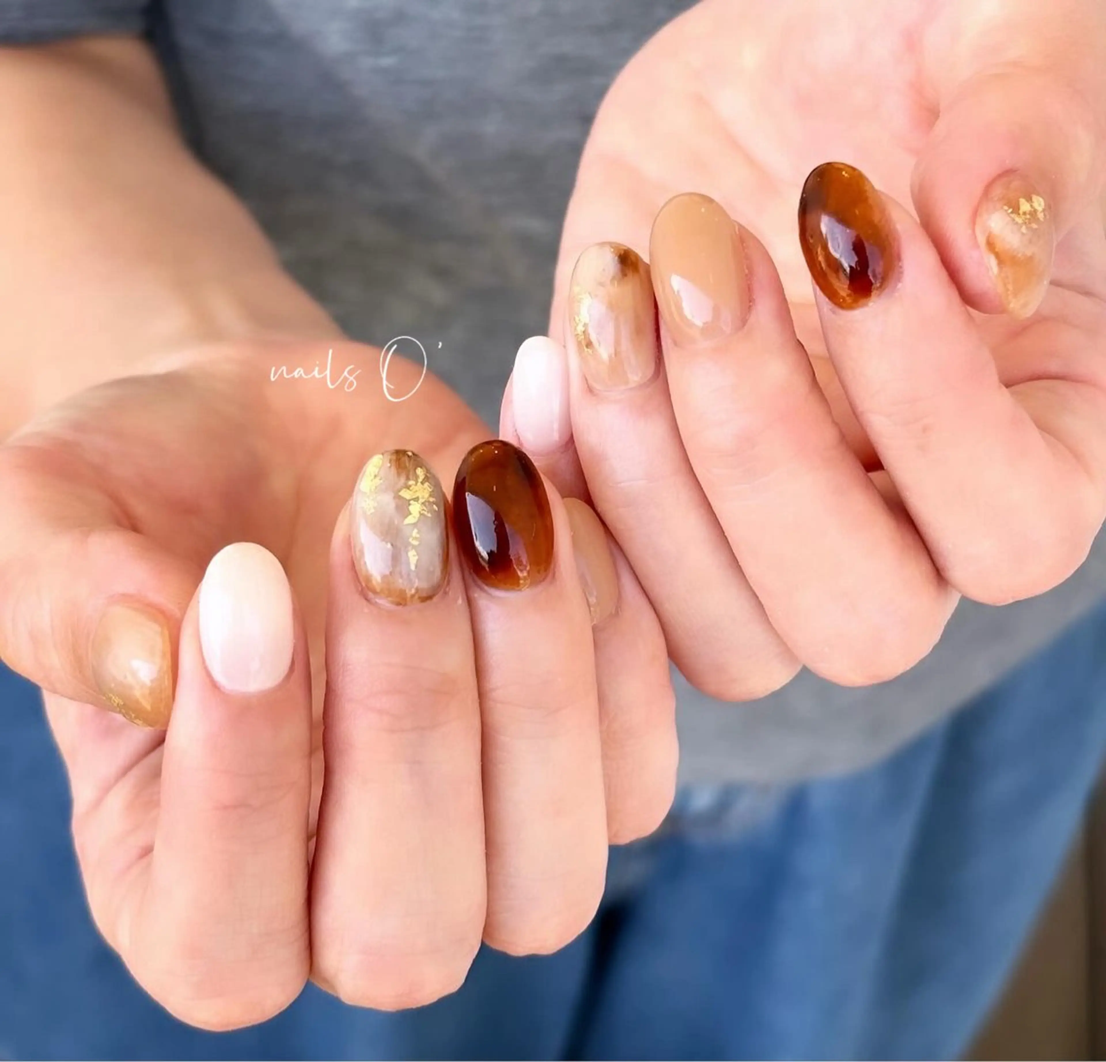 ネイル 大人可愛いネイル🎗 Hinaのネイルデザイン