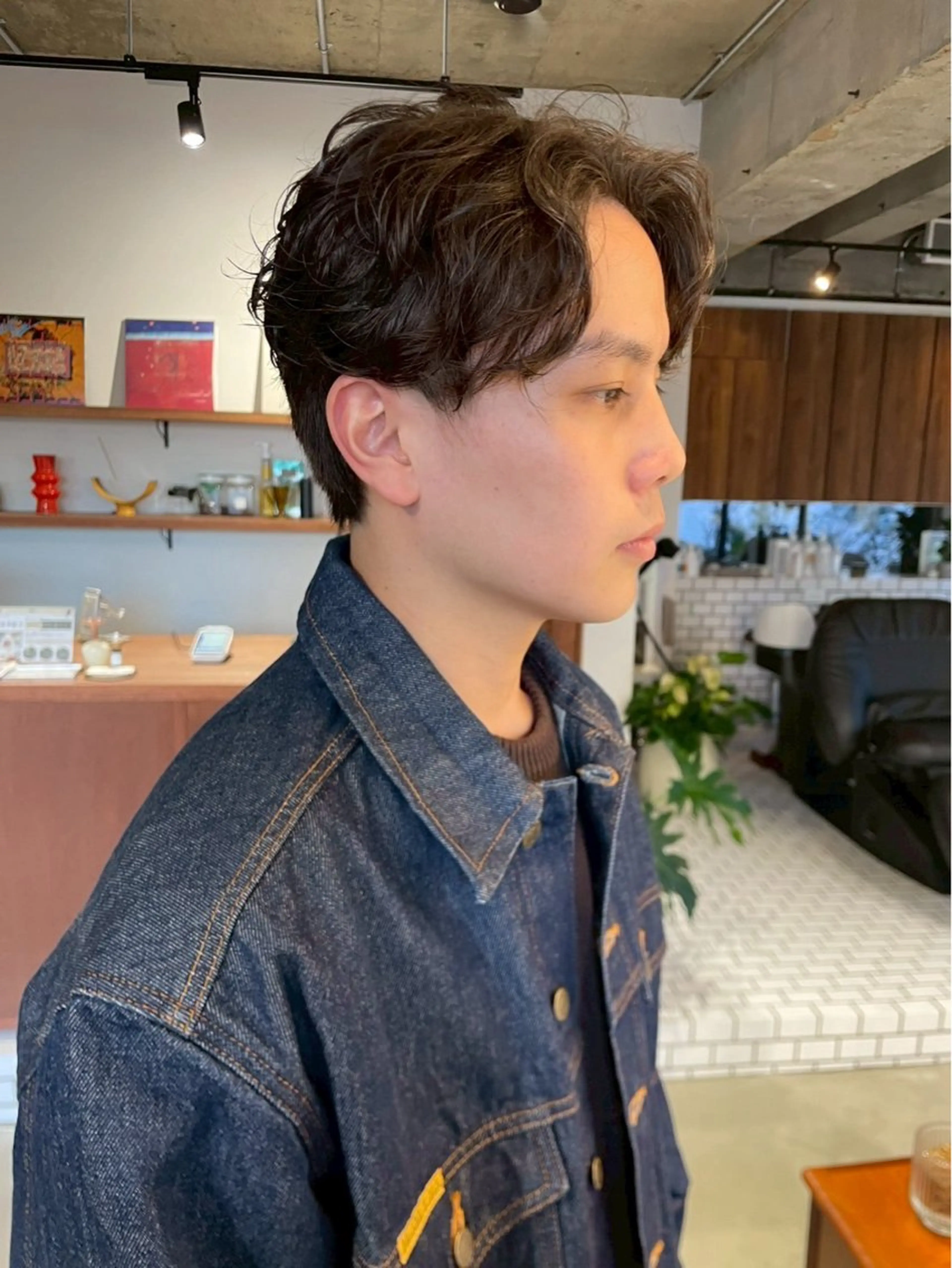 パーマ メンズ メンズパーマ kaito /都立大学herのヘアスタイル