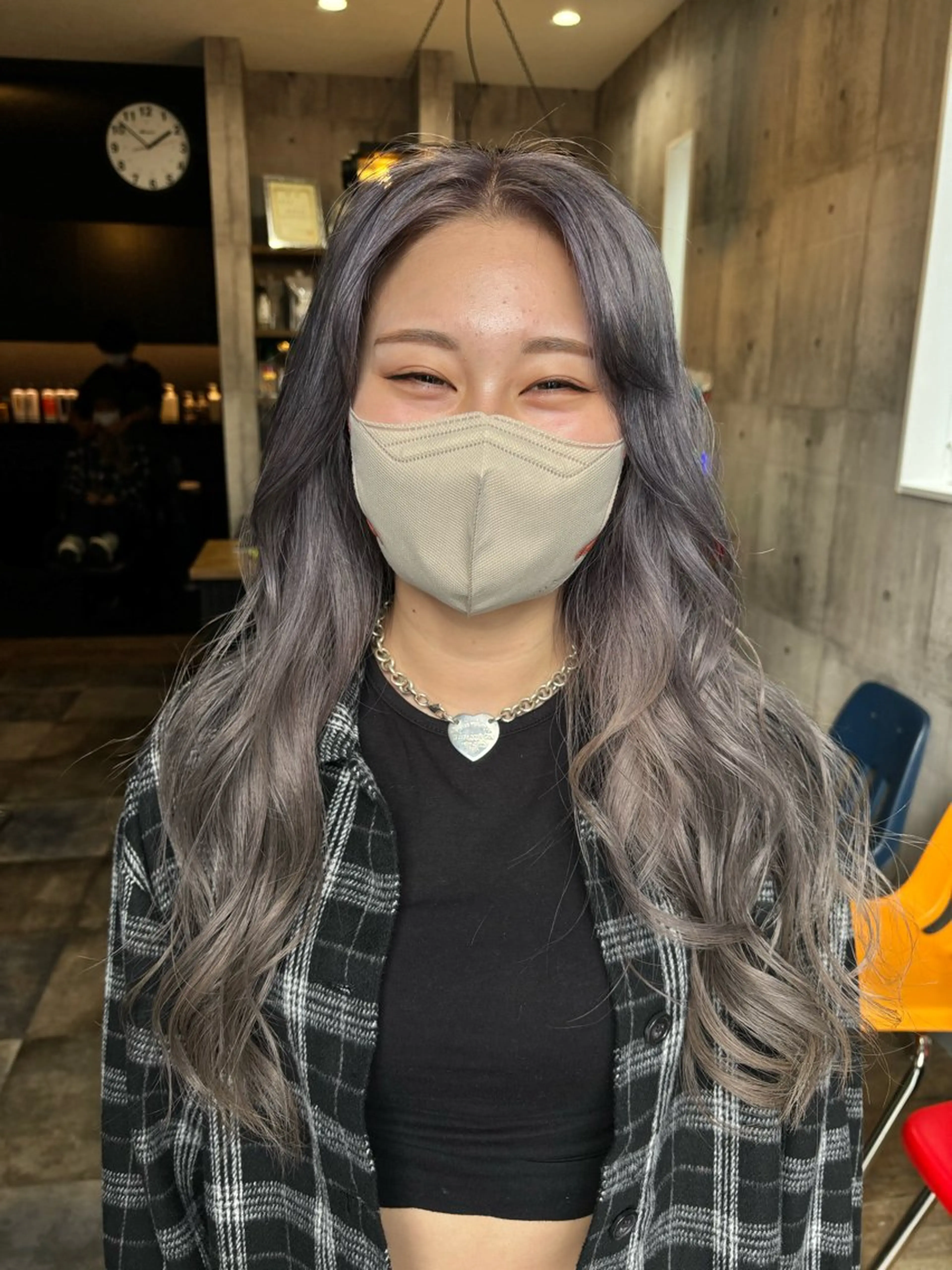 ロング ヘアカラー トリートメント yoshihara yuukiのヘアスタイル