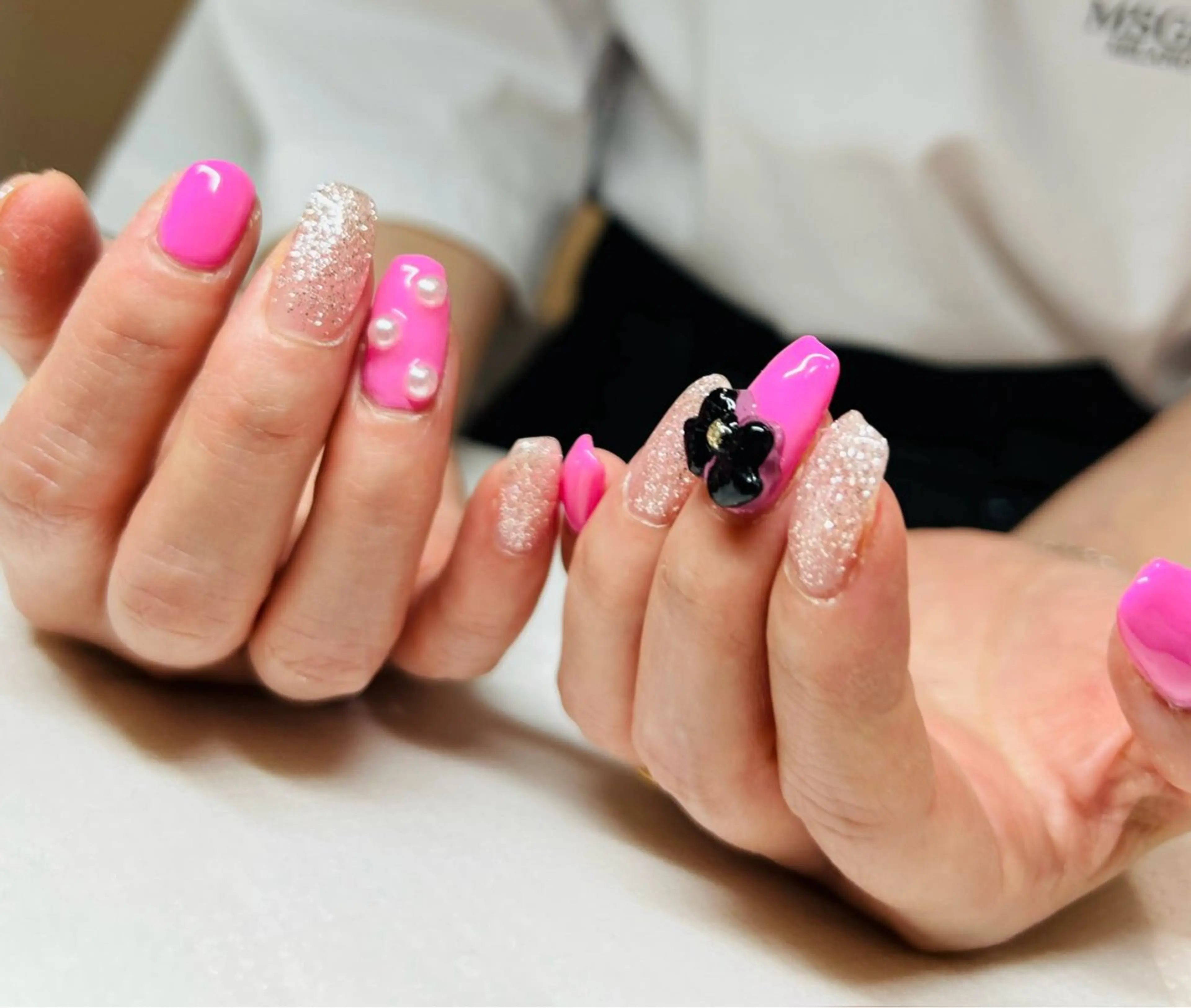 ネイル フラッシュネイル ワンカラーネイル Bell Nailのネイルデザイン