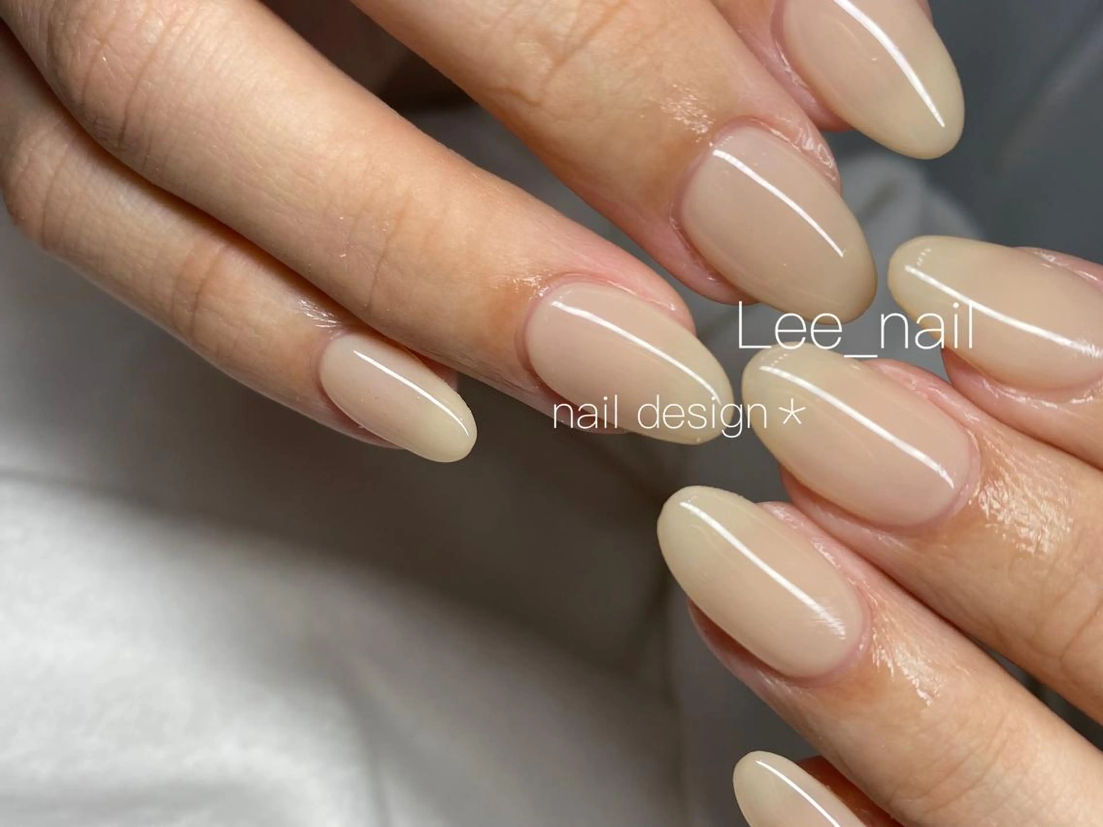 ネイル ワンカラーネイル ハンドネイル Lee_ nailのネイルデザイン