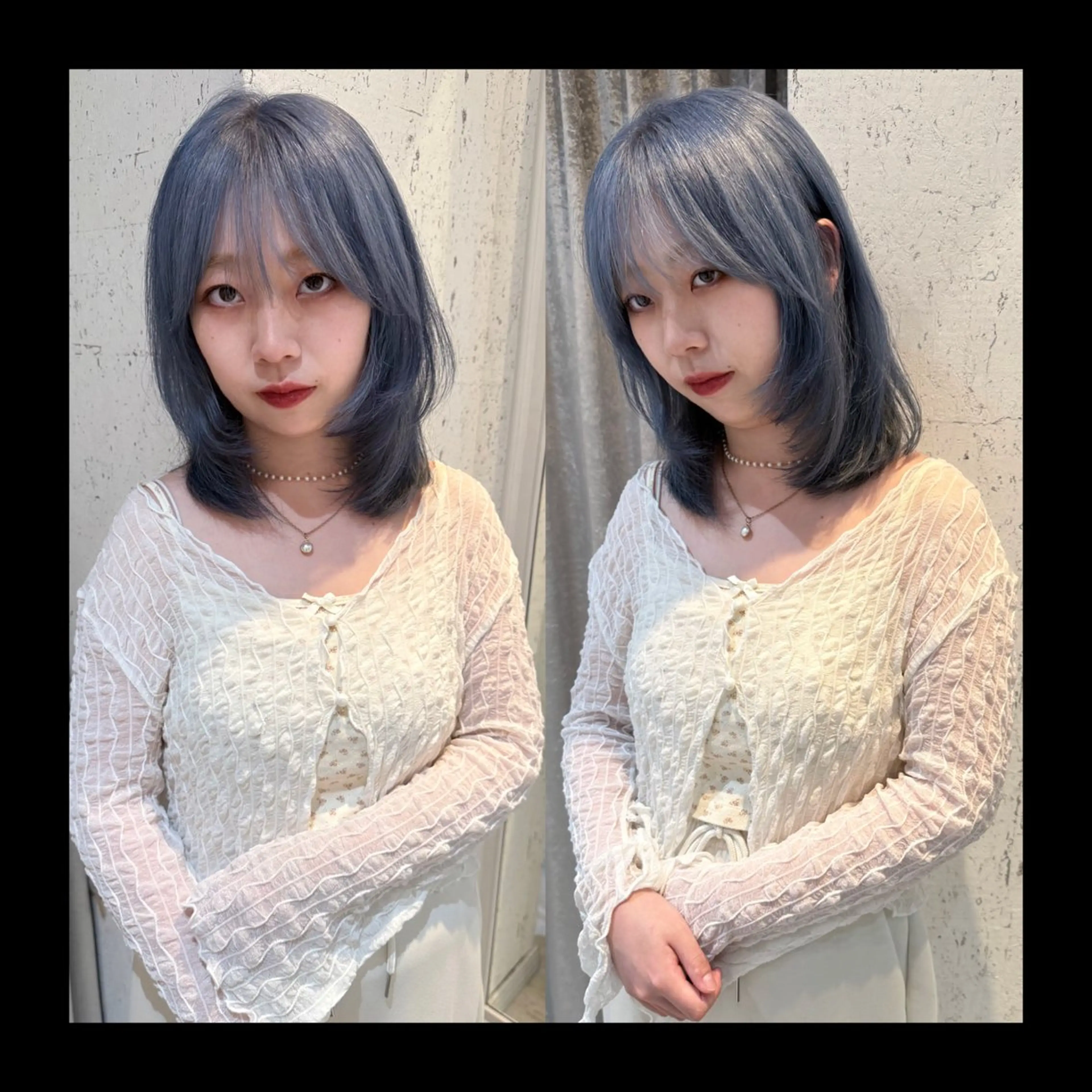 ミディアム カラー カット ヘアカラー トリートメント mai / linoah˚✧のヘアスタイル