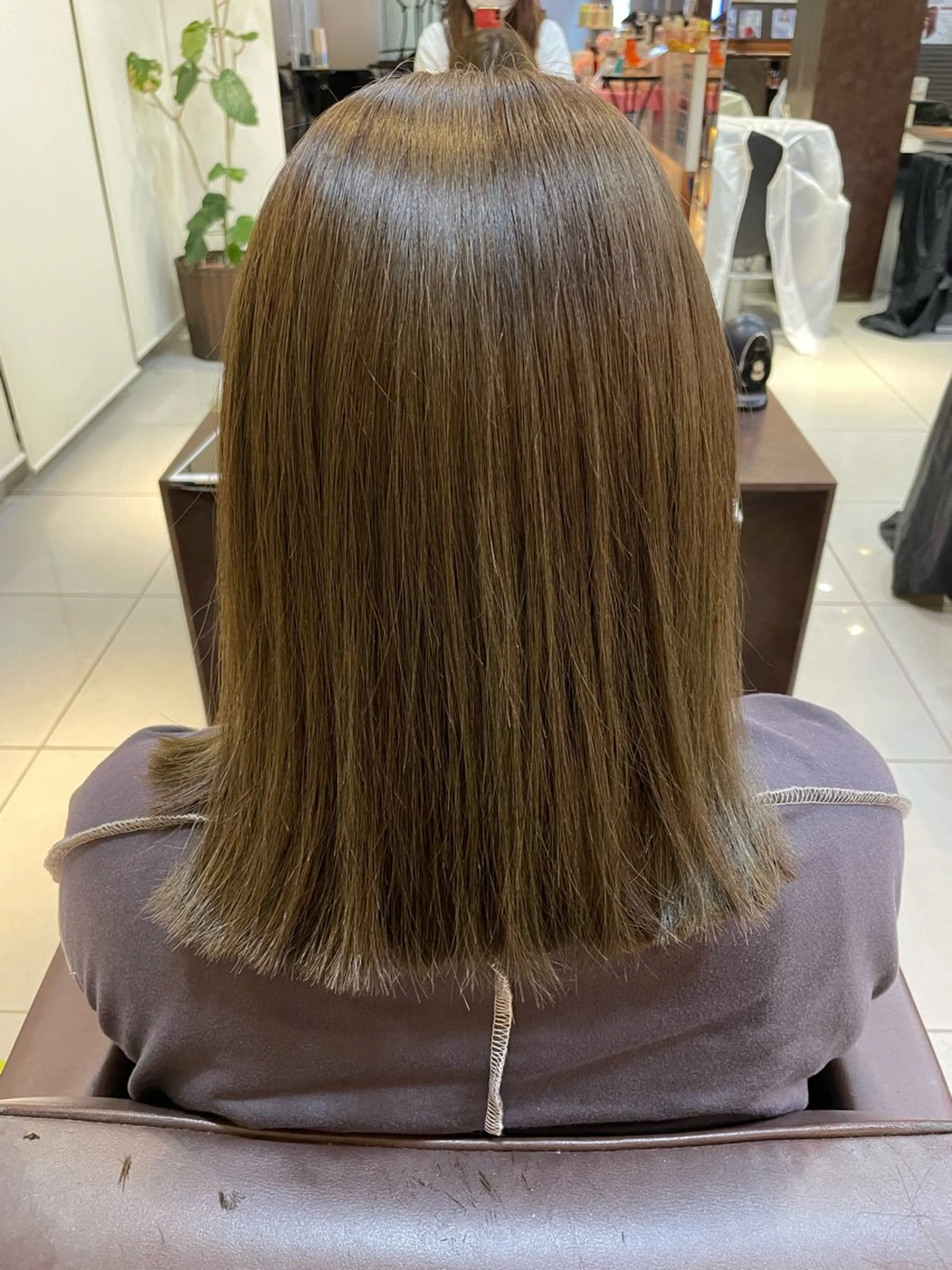 ミディアム カラー カット ヘアカラー トリートメント 似合わせまつパ× 透け感カラー/ゆりのマツエク・マツパデザイン