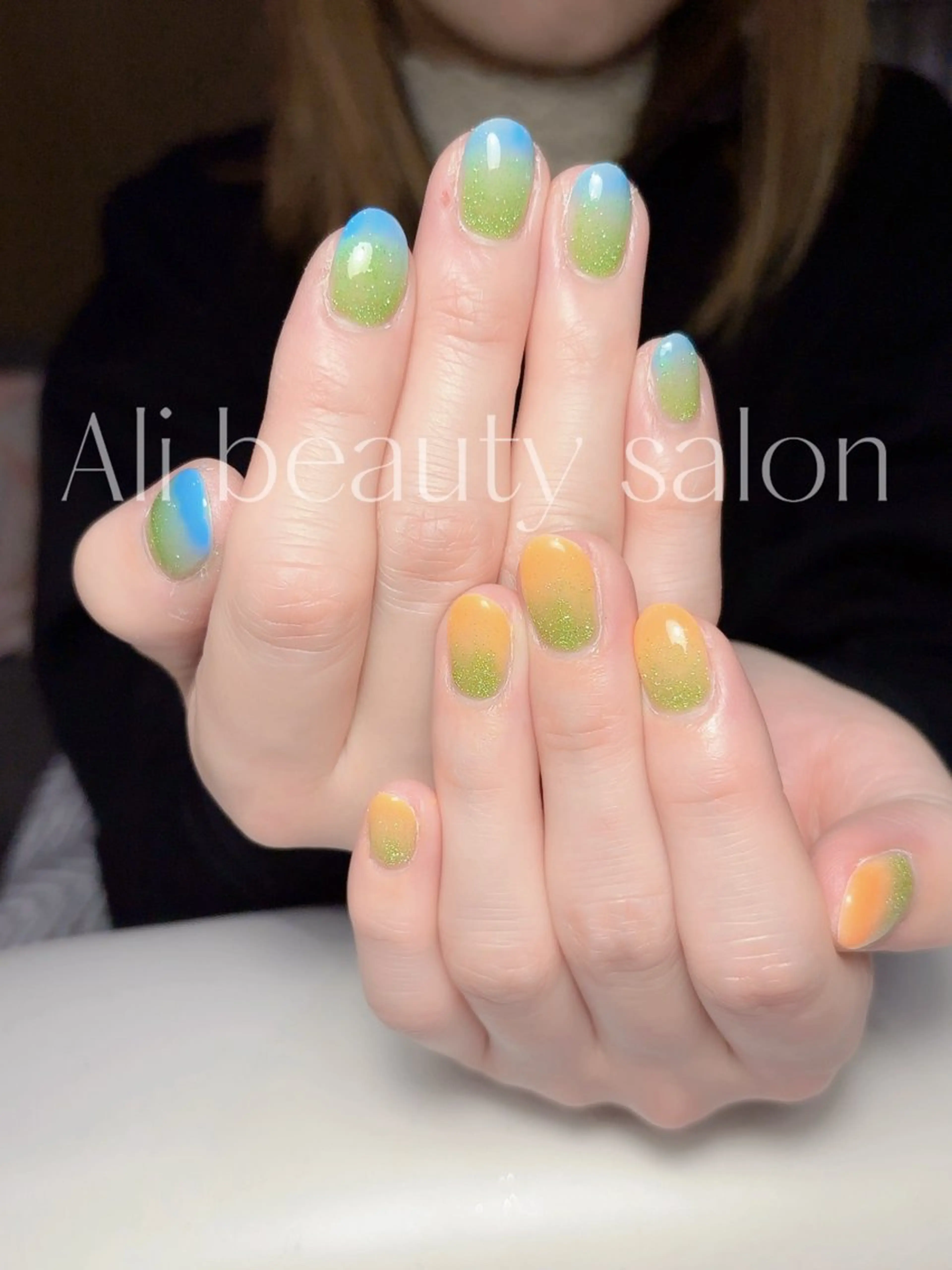 ネイル グラデーション ハンドネイル Ali 新小岩 ネイル専門のネイルデザイン