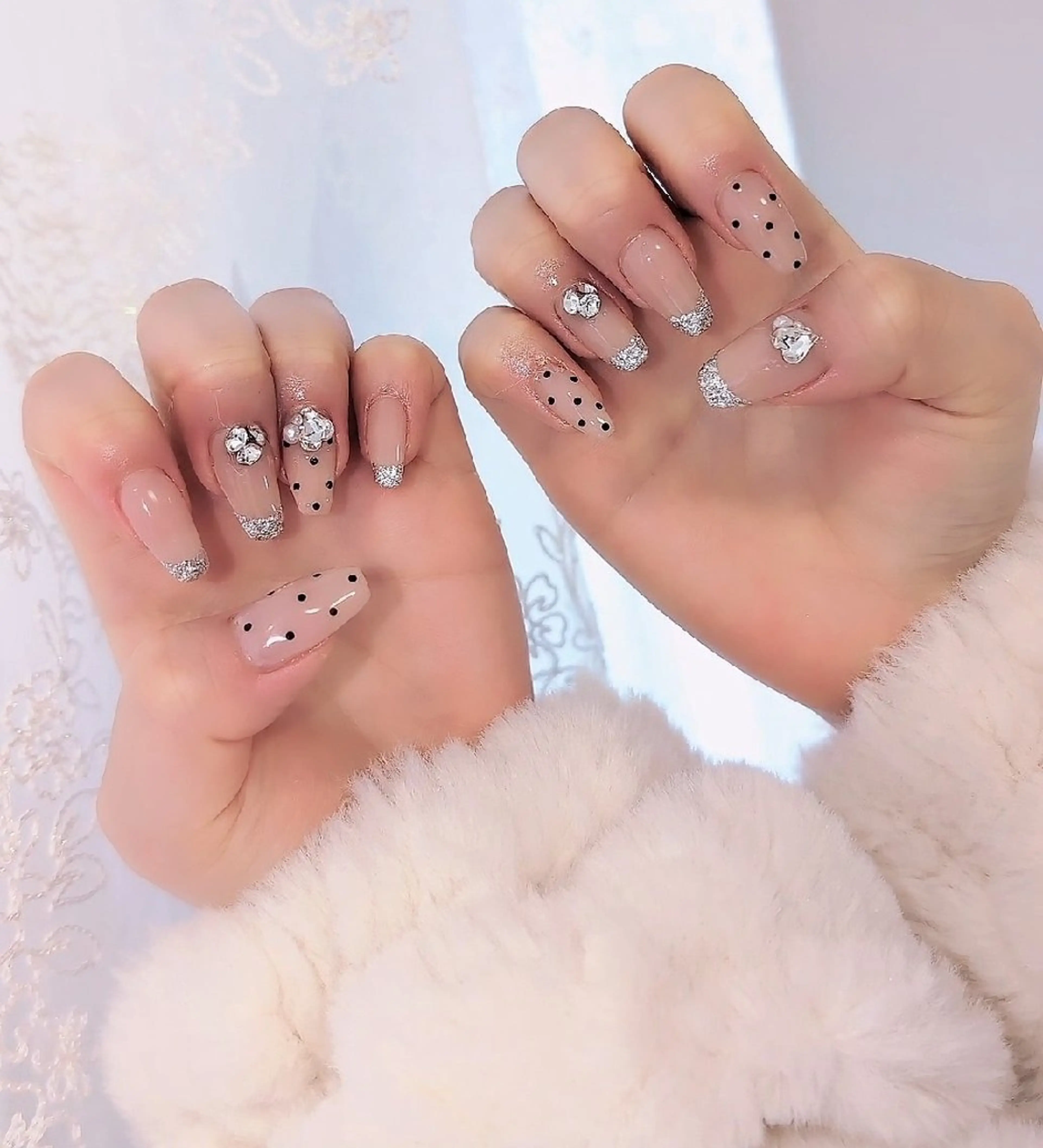 ネイル 長さ出し ジェルネイル 韓国ネイル マグネットネイル ニュアンスネイル ハンドネイル I LOVE ME NAIL.｡.:*♡のネイルデザイン