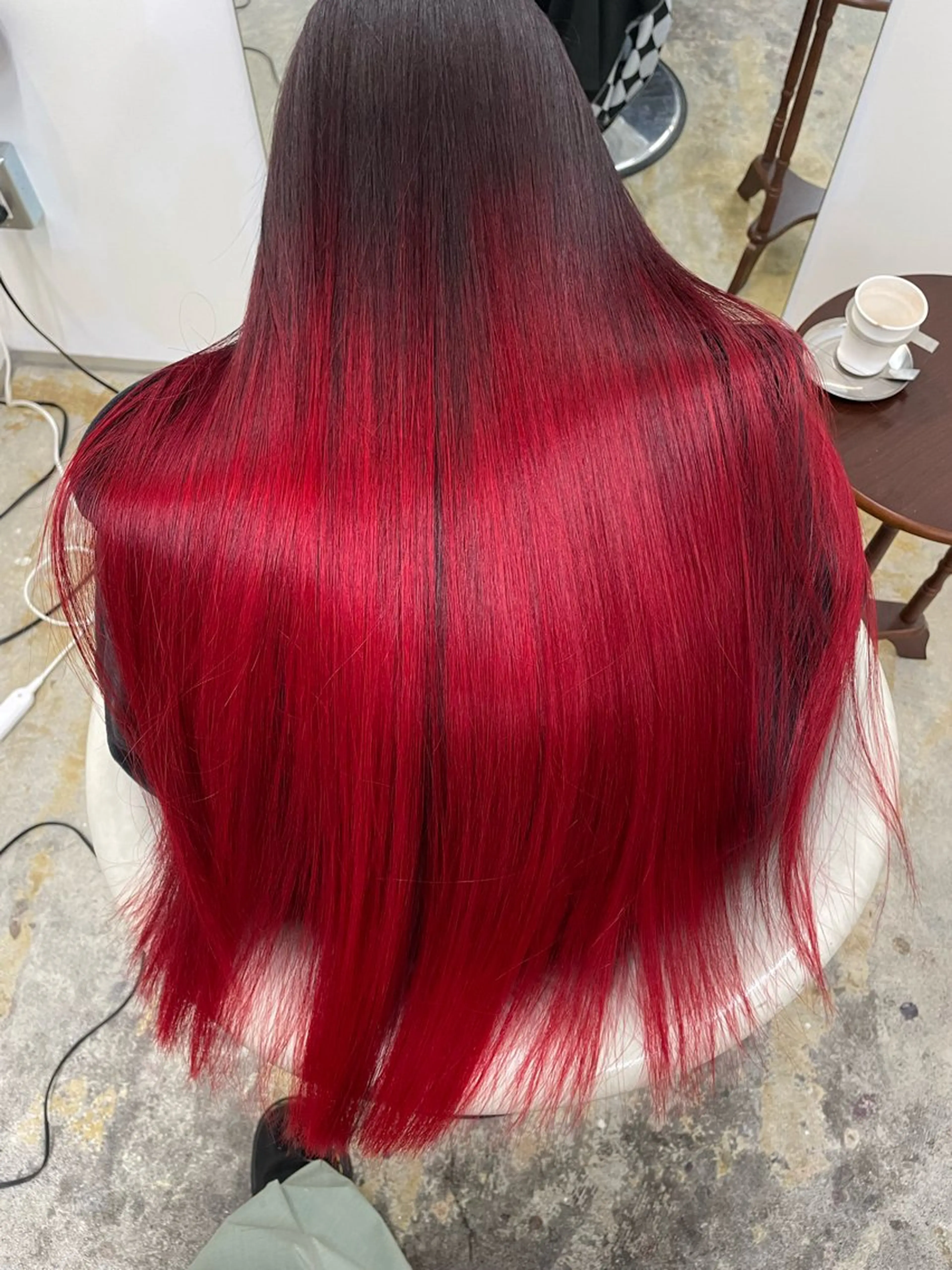 ロング カット ヘアカラー トリートメント 宮本 祥生のヘアスタイル