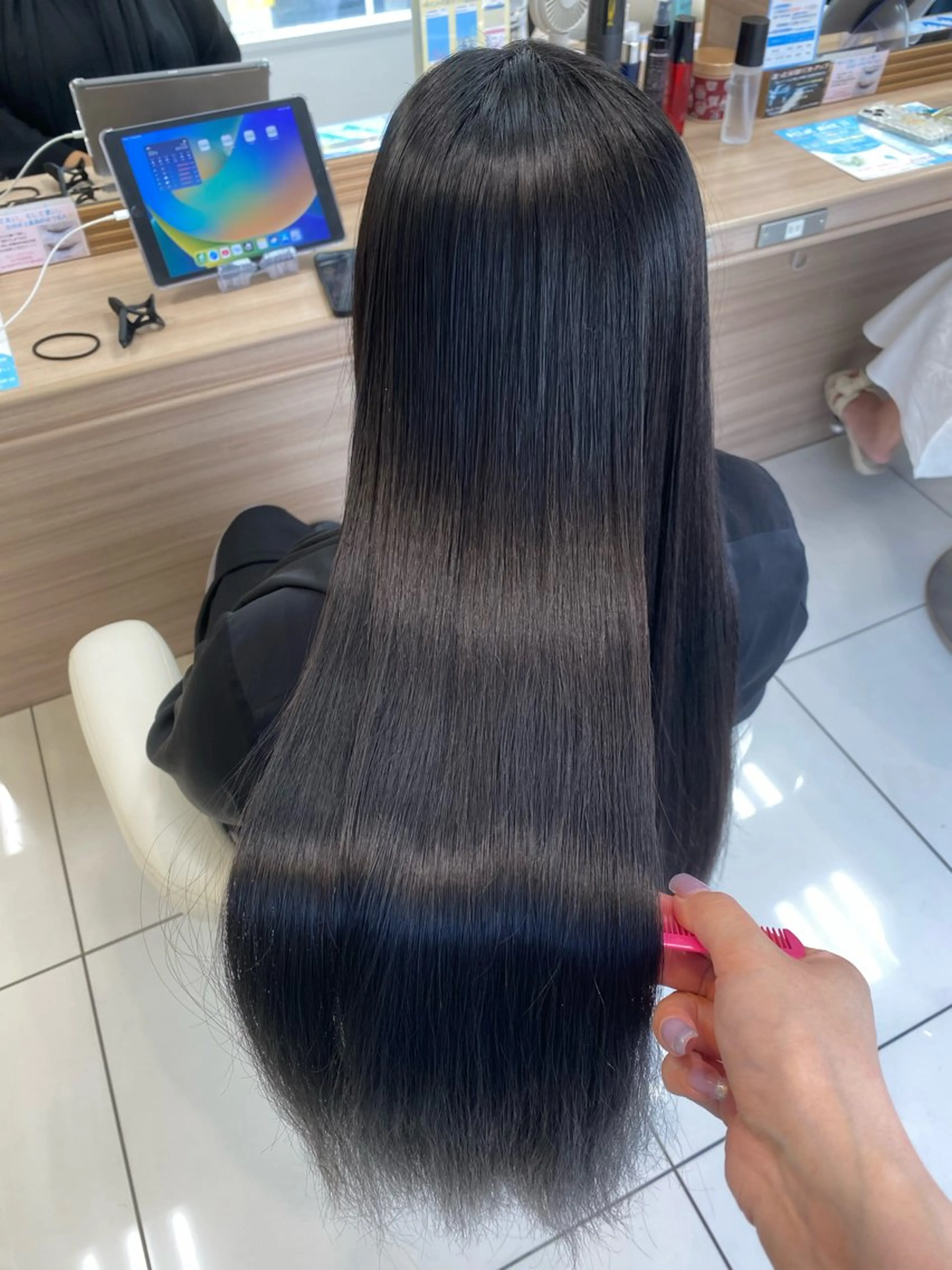 ロング パーマ 縮毛矯正 トリートメント 髪質改善/美髪矯正/ SONOKA🦋のヘアスタイル