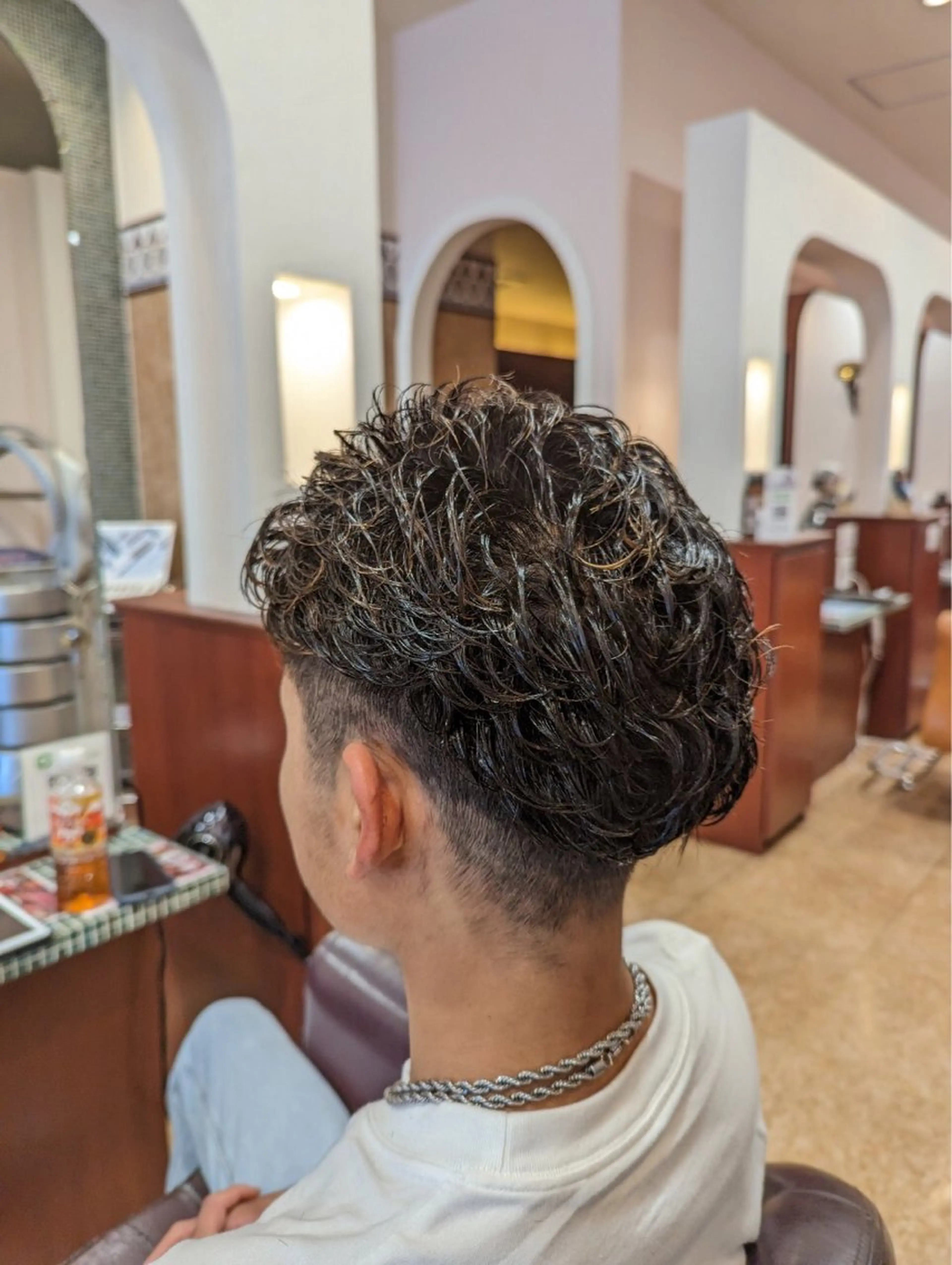 パーマ メンズ メンズパーマ カット パーマ ブランシェ勝川南口店 石原 あゆみのマツエク・マツパデザイン