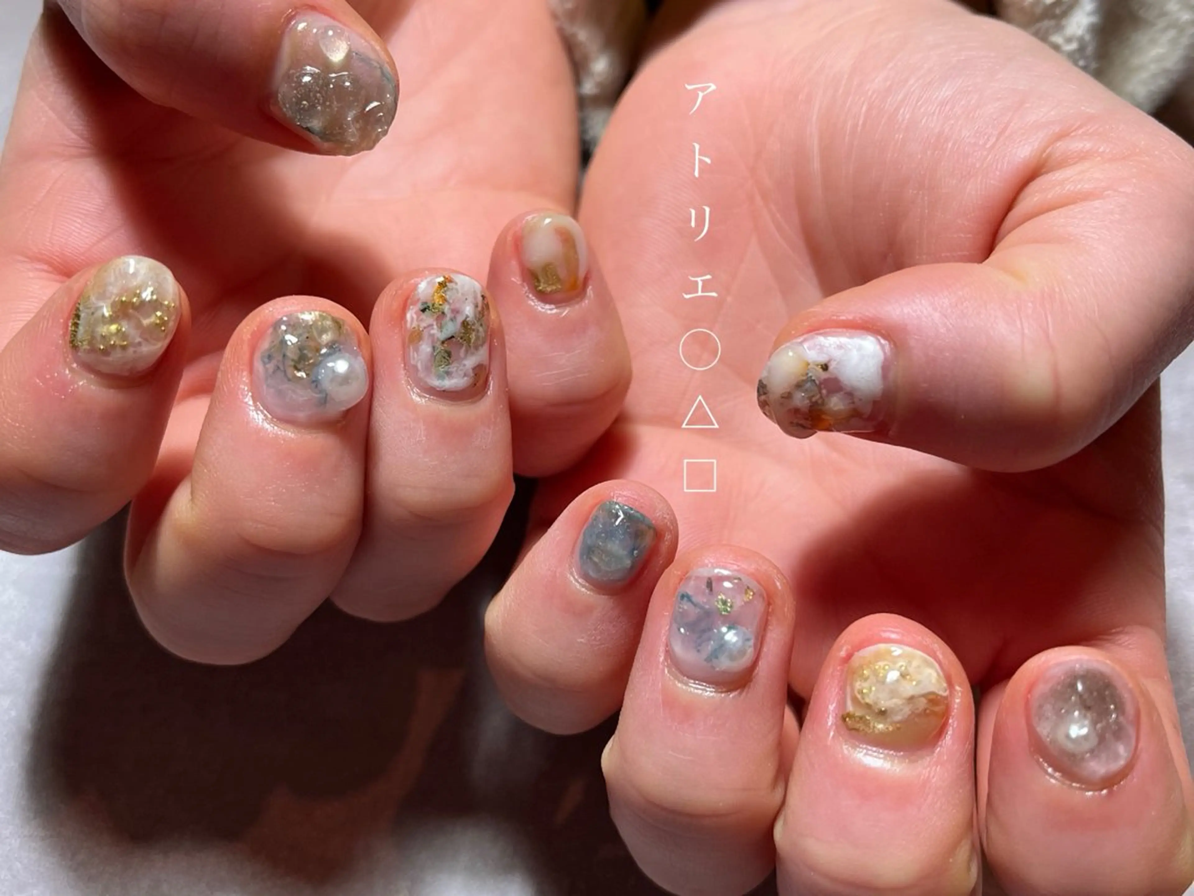 ネイル ハンドネイル アトリエ ○△□のネイルデザイン