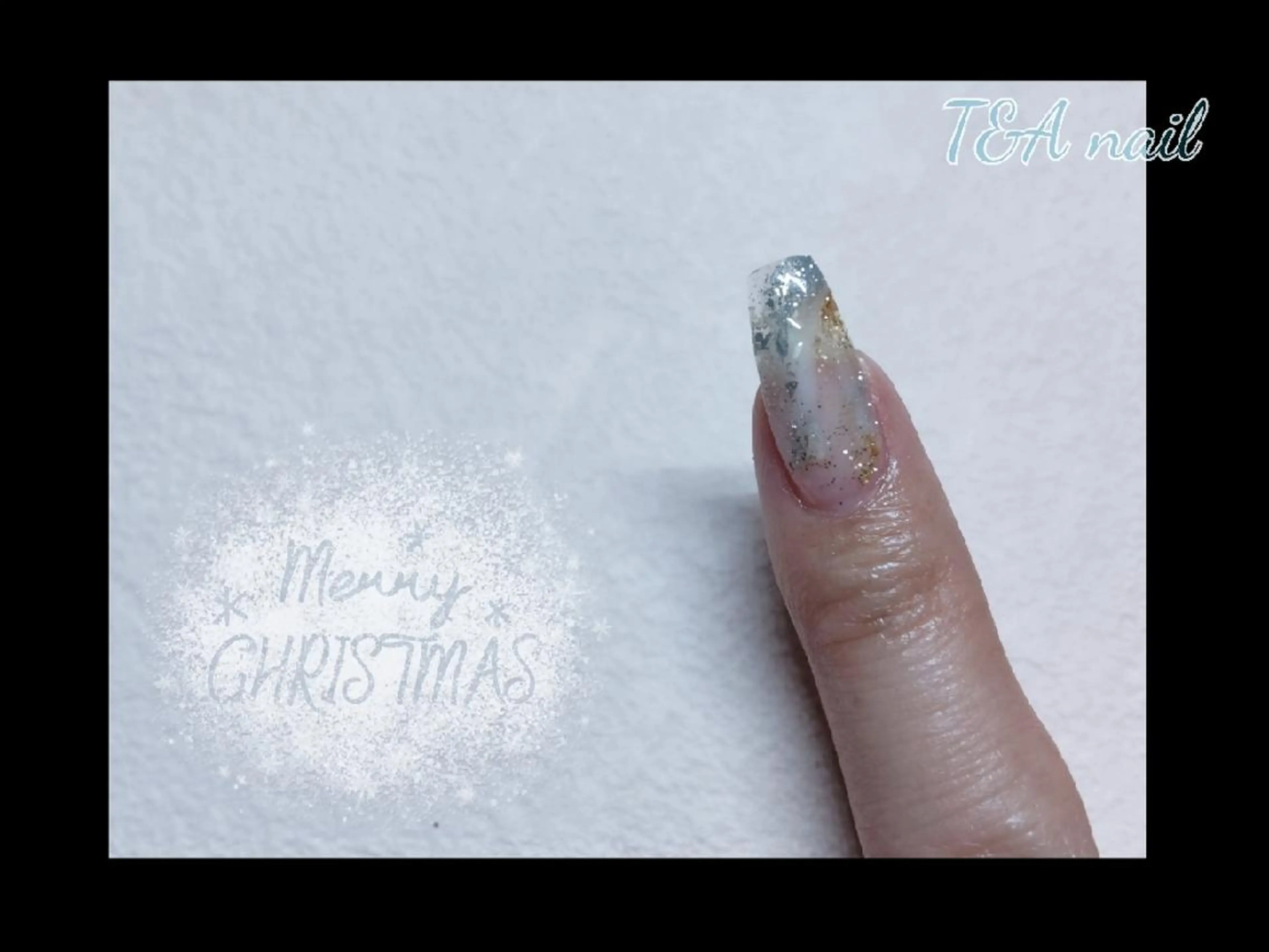 セミロング ネイル クリスマス 冬ネイル クリスマス T&A nailのネイルデザイン