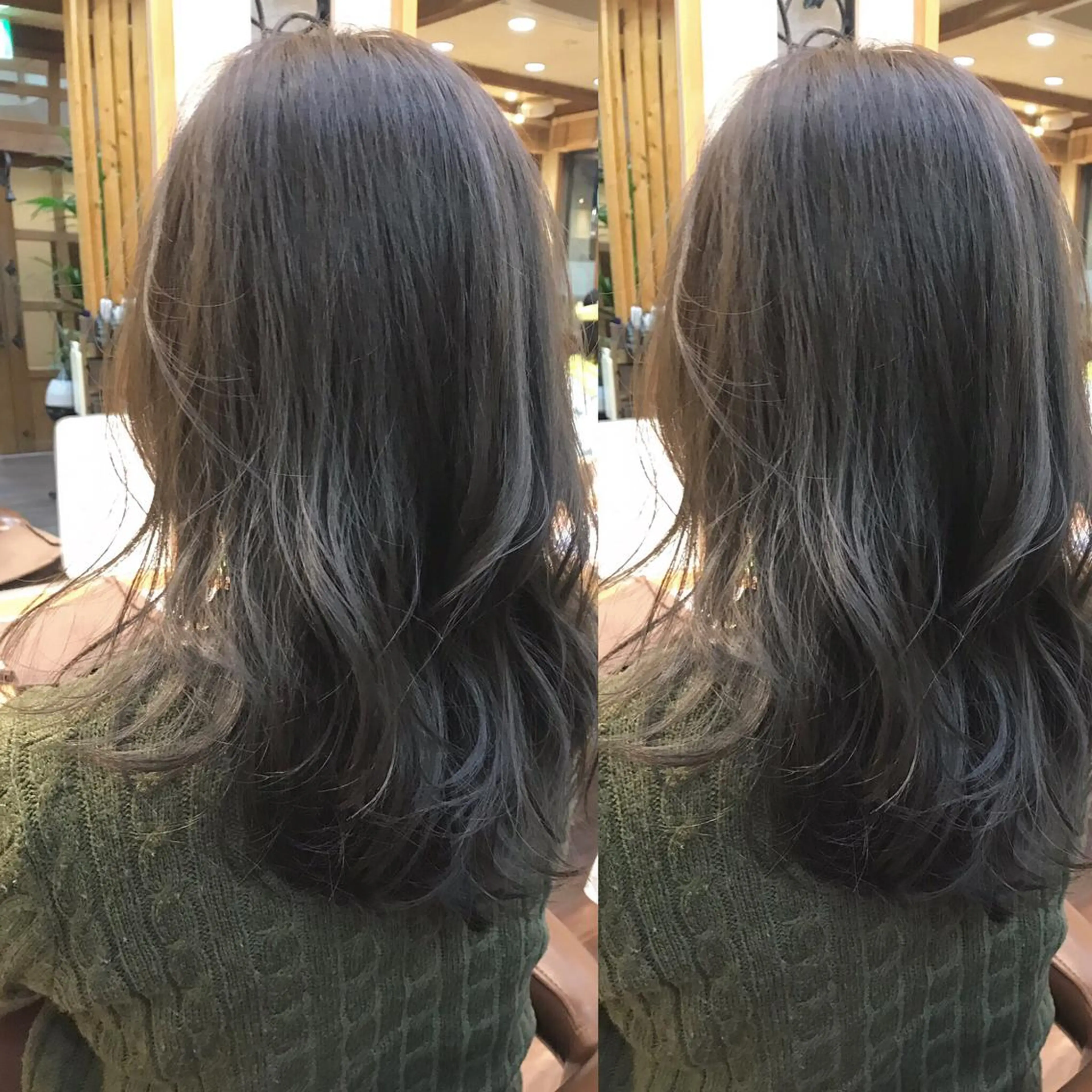 ロング カラー 鎌田 祥江のヘアスタイル