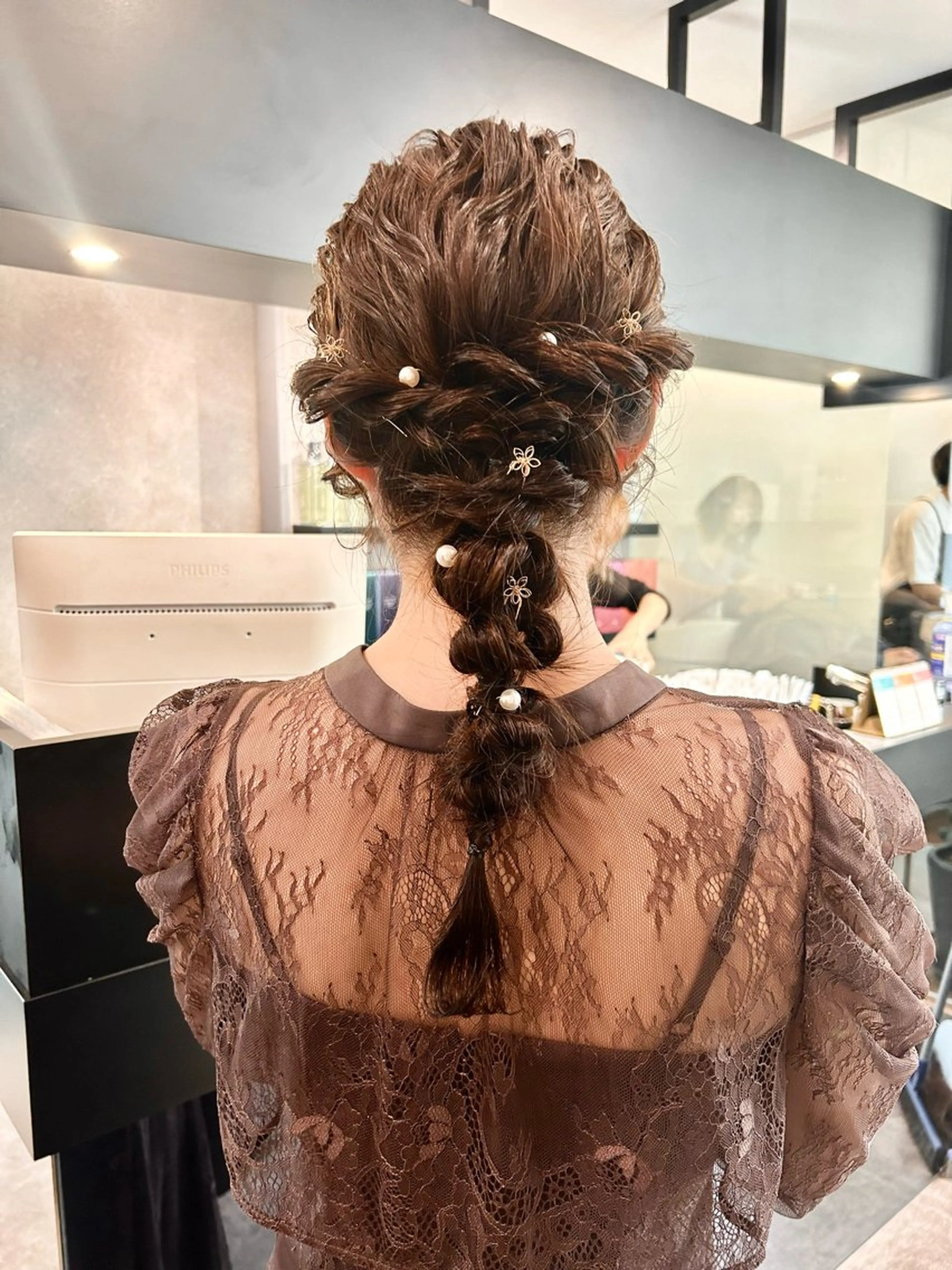 ヘアアレンジ ヘアセット 🎀ヘアセット透明感 /REINA🎀のヘアスタイル