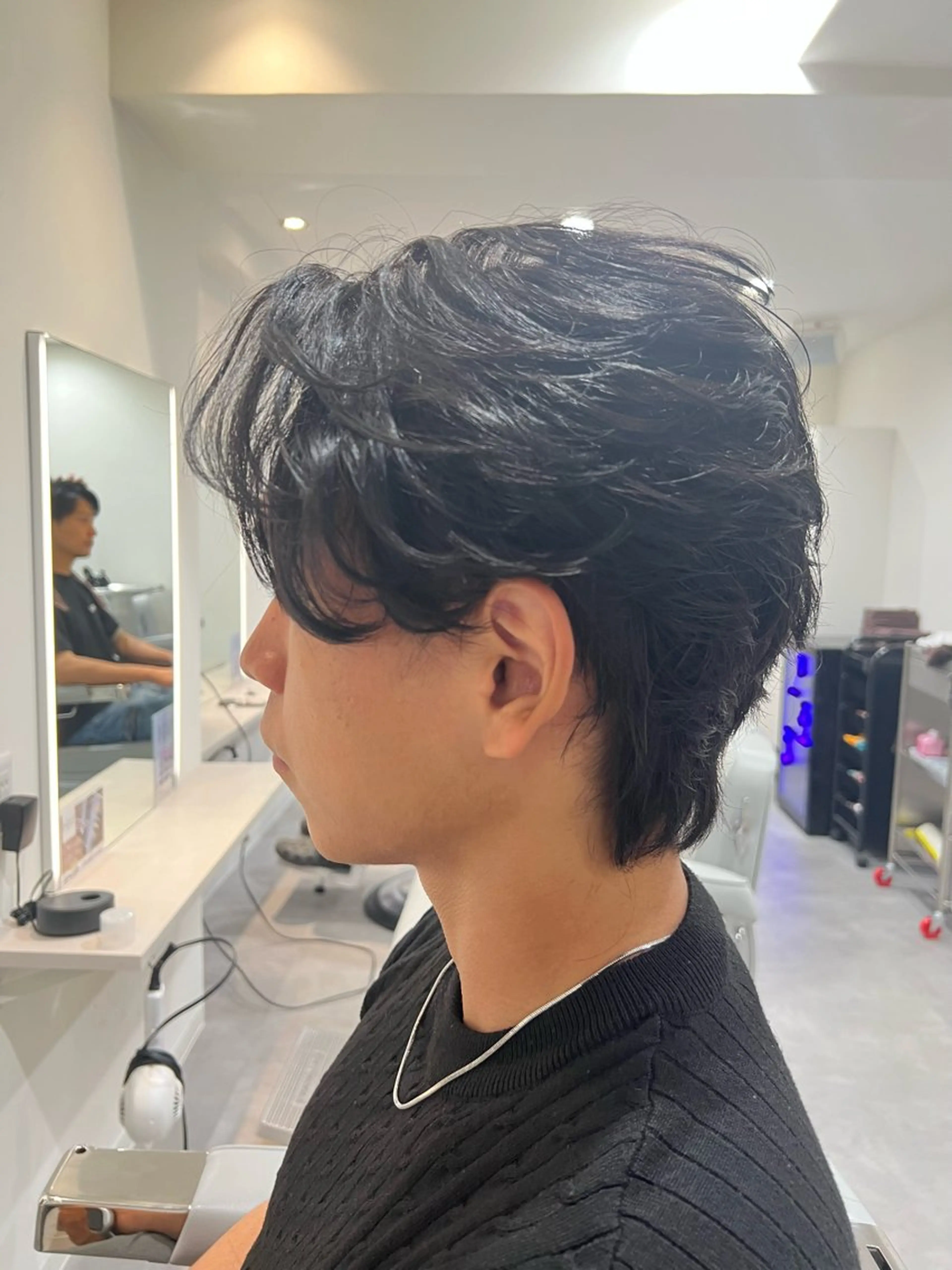 メンズ センターパート Men's NAM 八角のヘアスタイル
