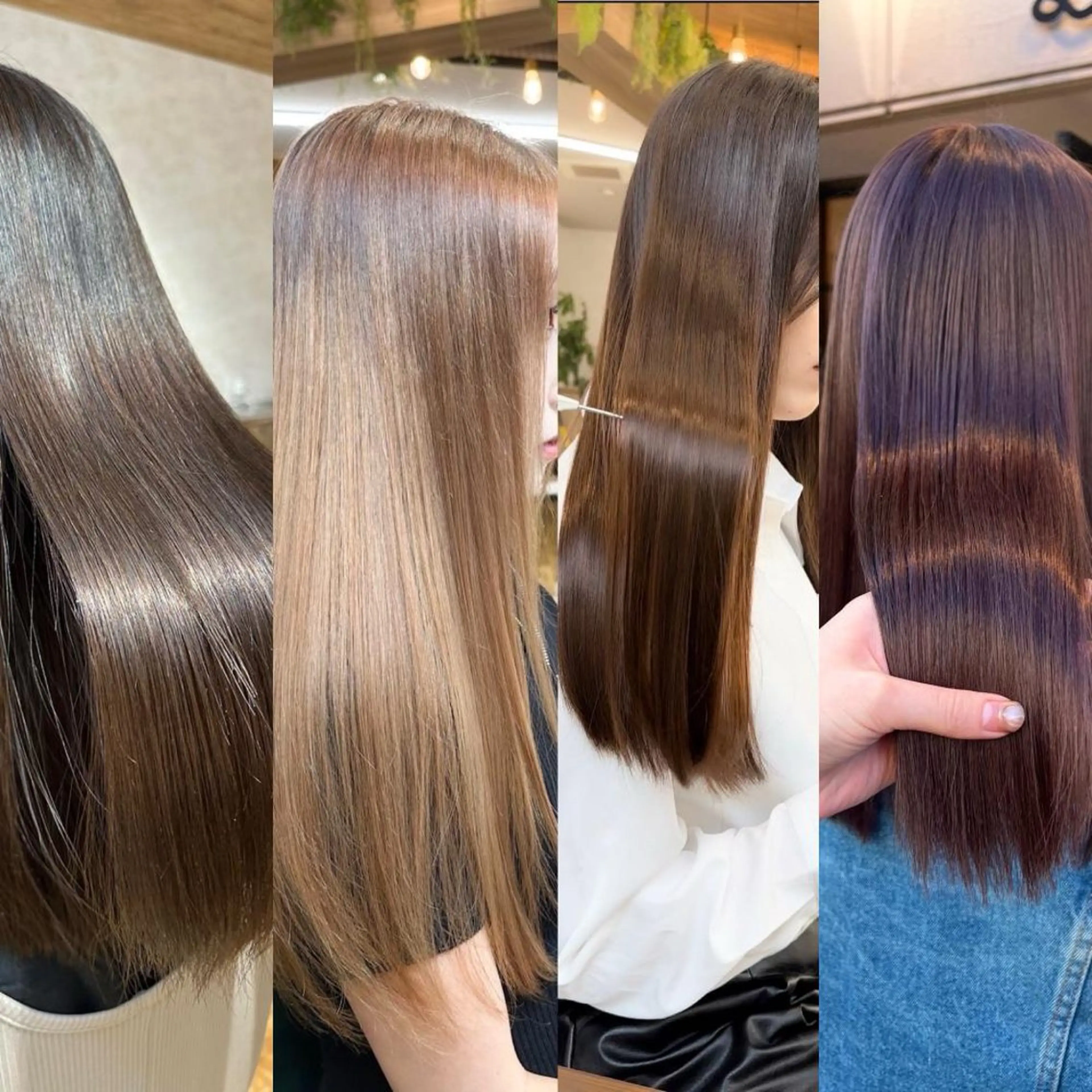 カラー カット ヘアカラー トリートメント 🫧髪質改善/暖色 /くびれミディ🫧のヘアスタイル