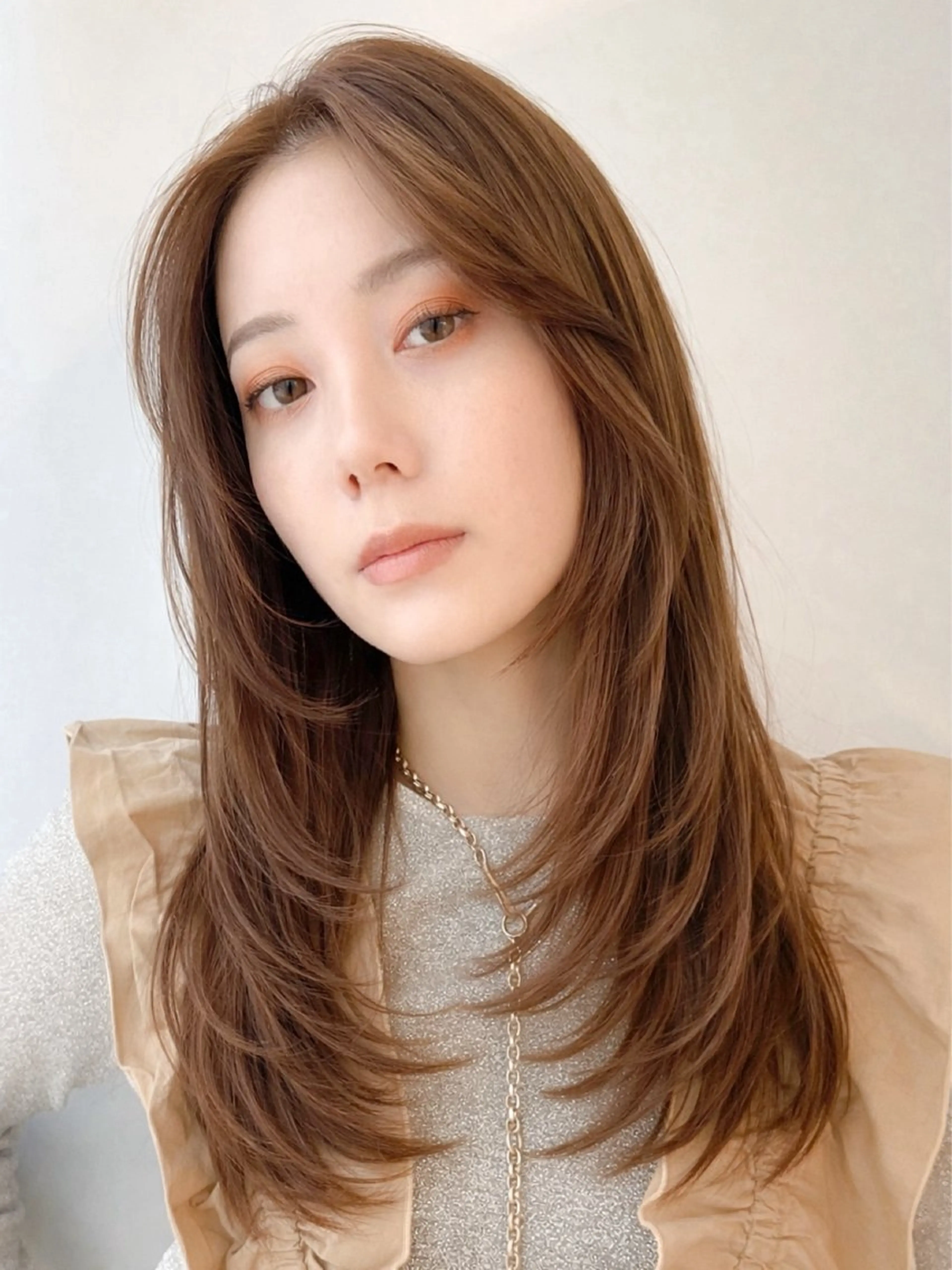 ロング カラー ロングレイヤー レイヤーカット ロング カット トリートメント ✨カラー支持No.1 🧸ワキ カナコ🧸のヘアスタイル