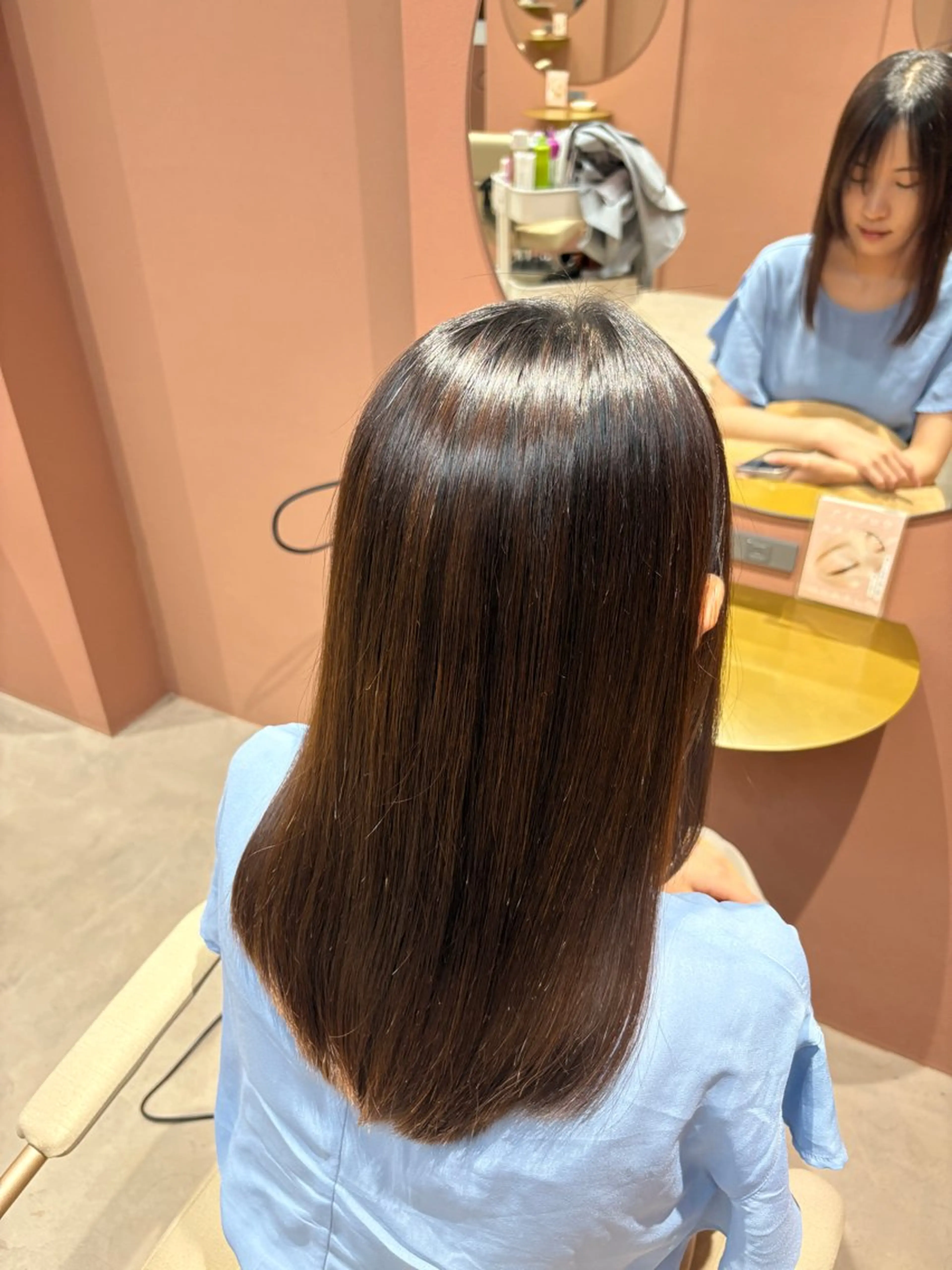 セミロング パーマ Inity心斎橋/ クルミのヘアスタイル