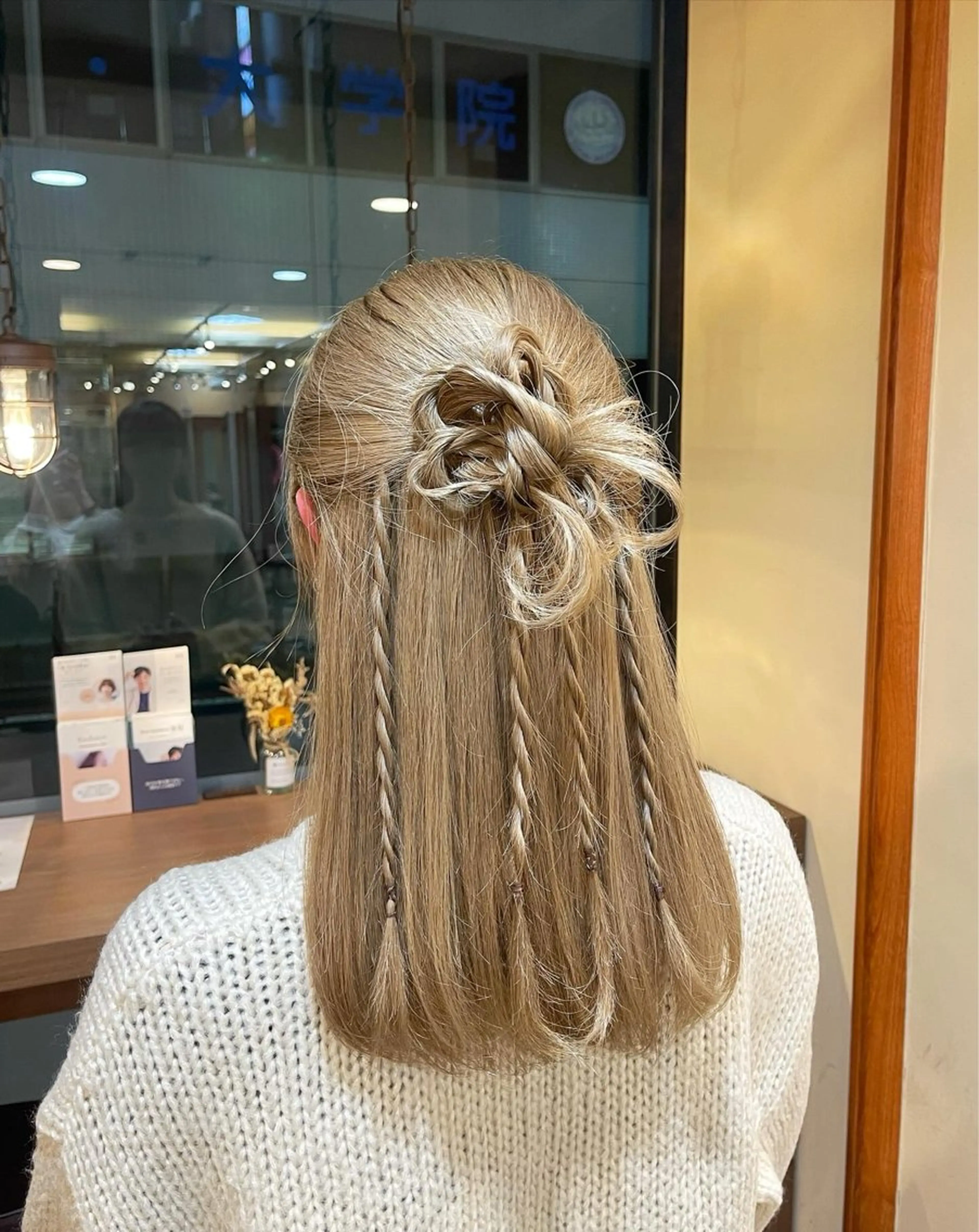 セミロング カラー ヘアアレンジ 🌚モデル募集60% off:Fuka🌝のヘアスタイル