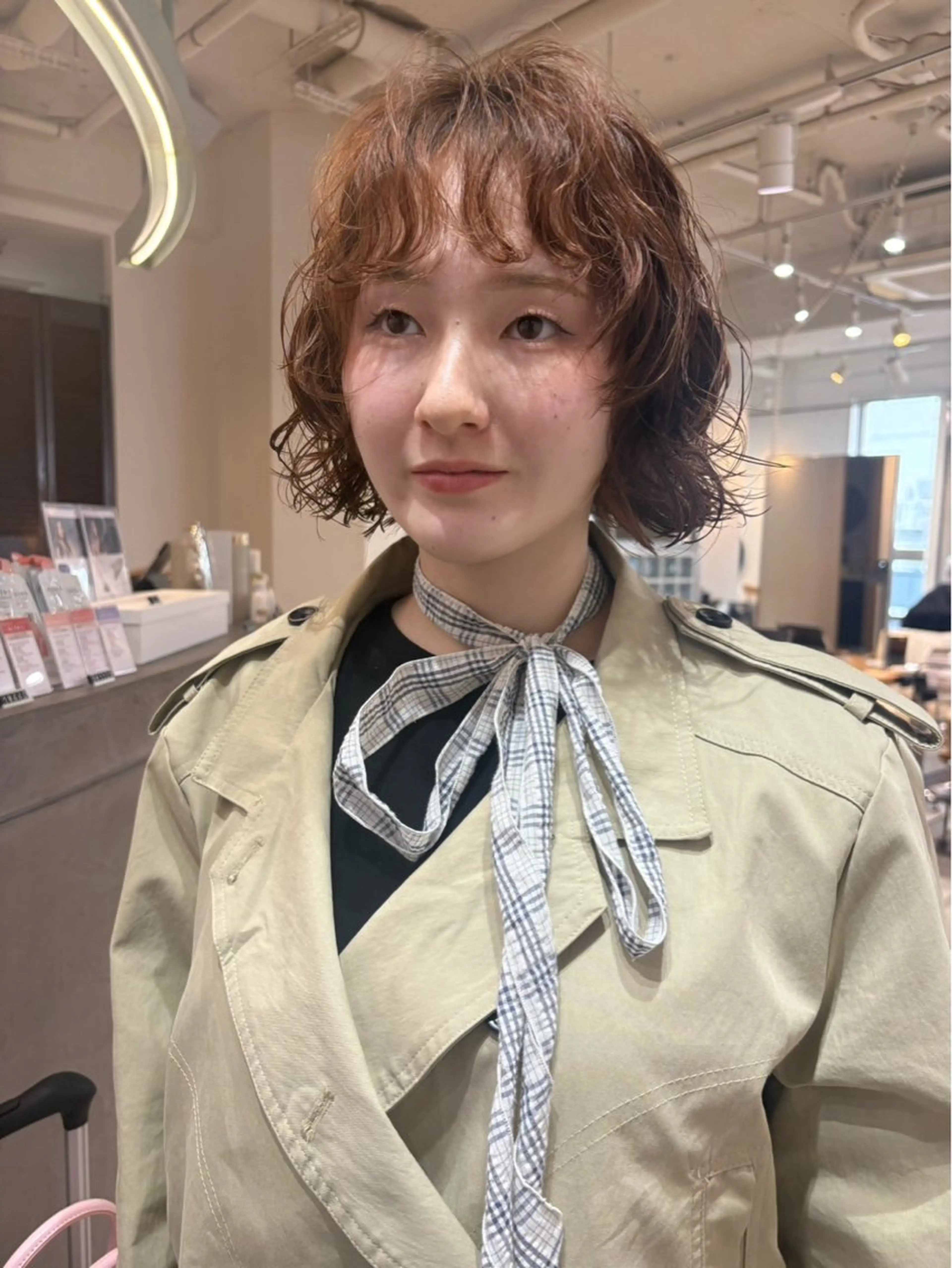 パーマ ボブ パーマ Matsunaga Rihoのヘアスタイル