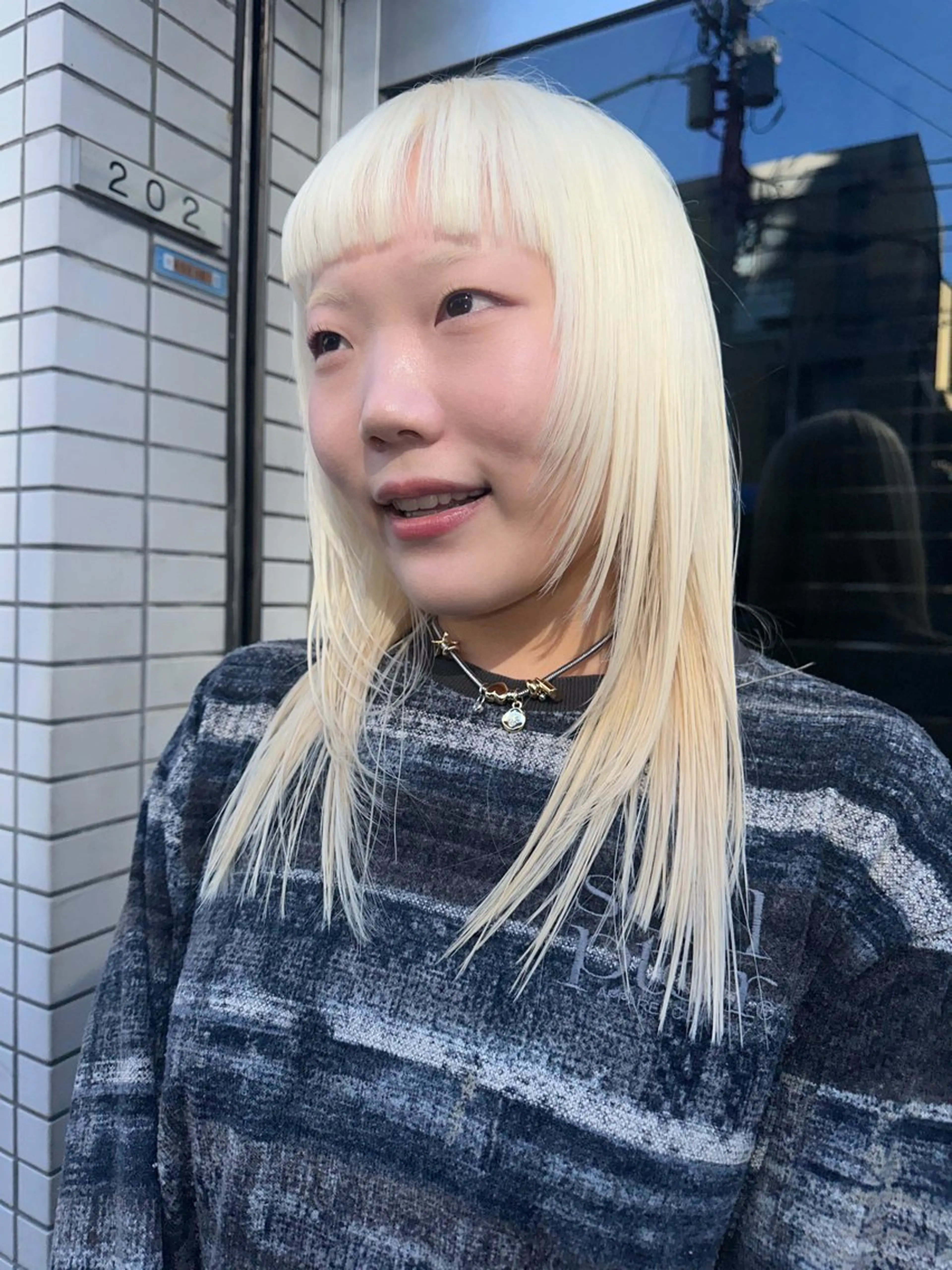 セミロング カラー カット ヘアカラー 🎀オイダイラ モモカ🎀のヘアスタイル