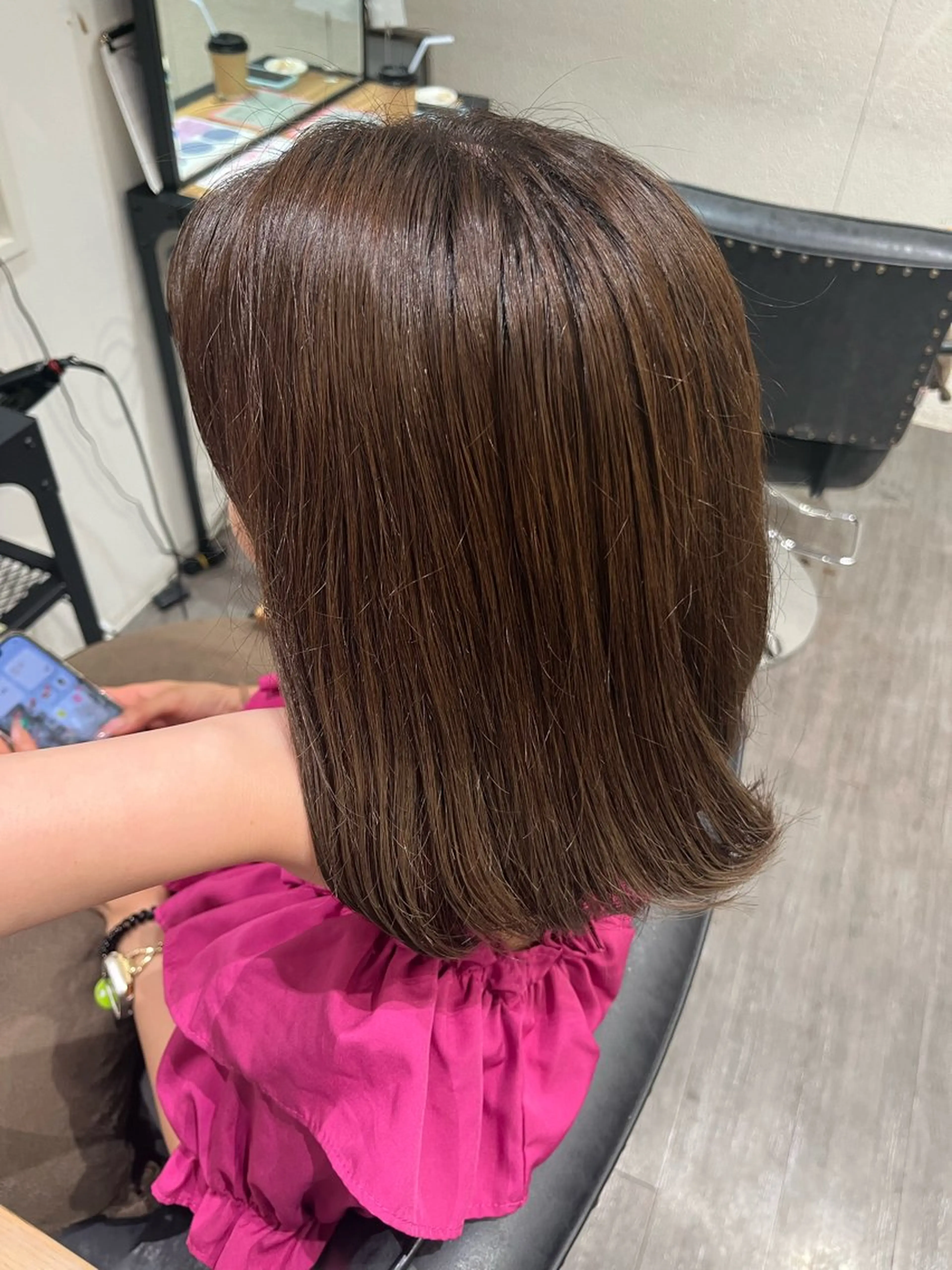 ショート カラー ヘアアレンジ 透明感カラー cocotte 💟草間紫音💟のヘアスタイル