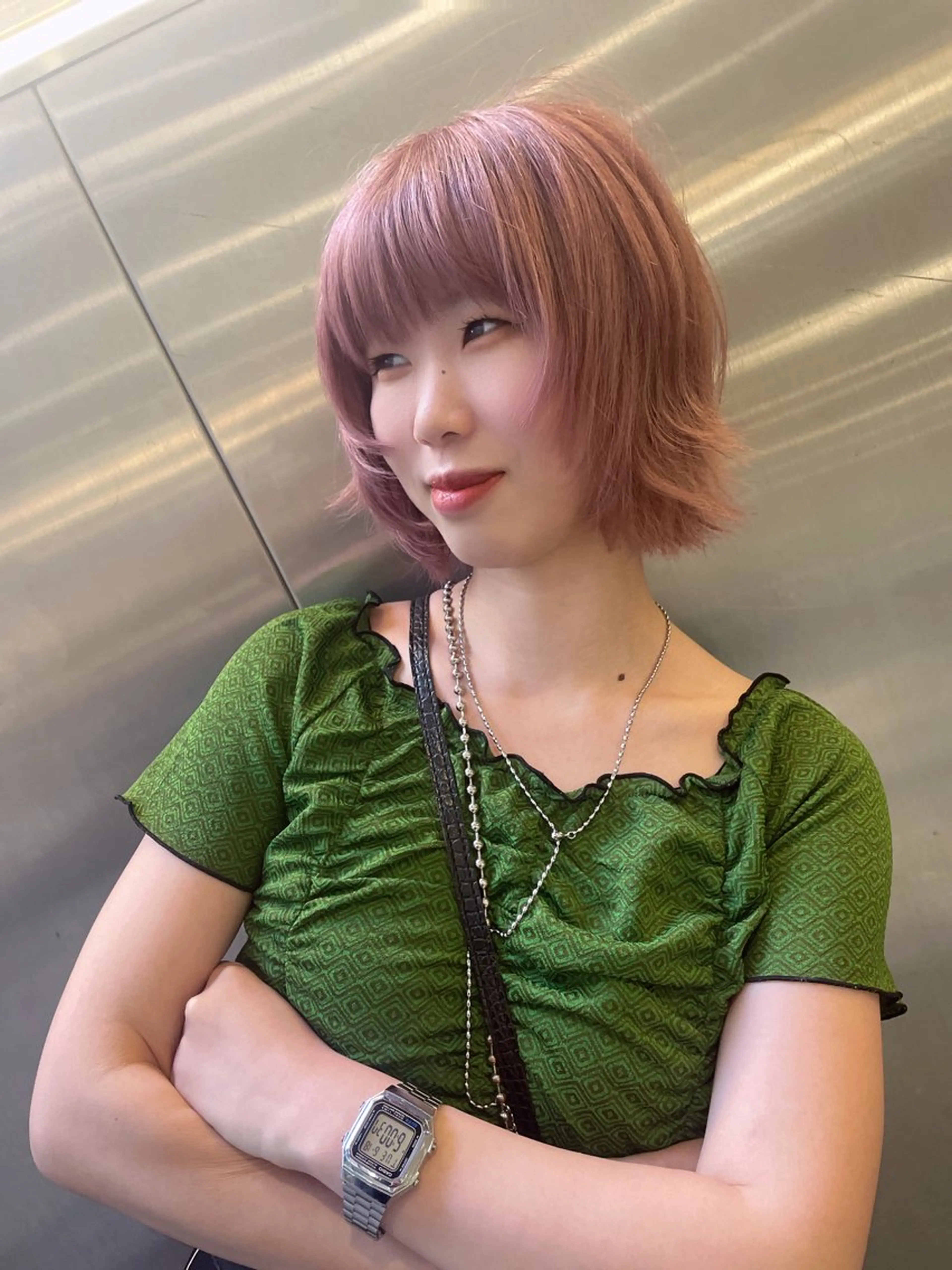 ミディアム AIRI layer cut hairのヘアスタイル