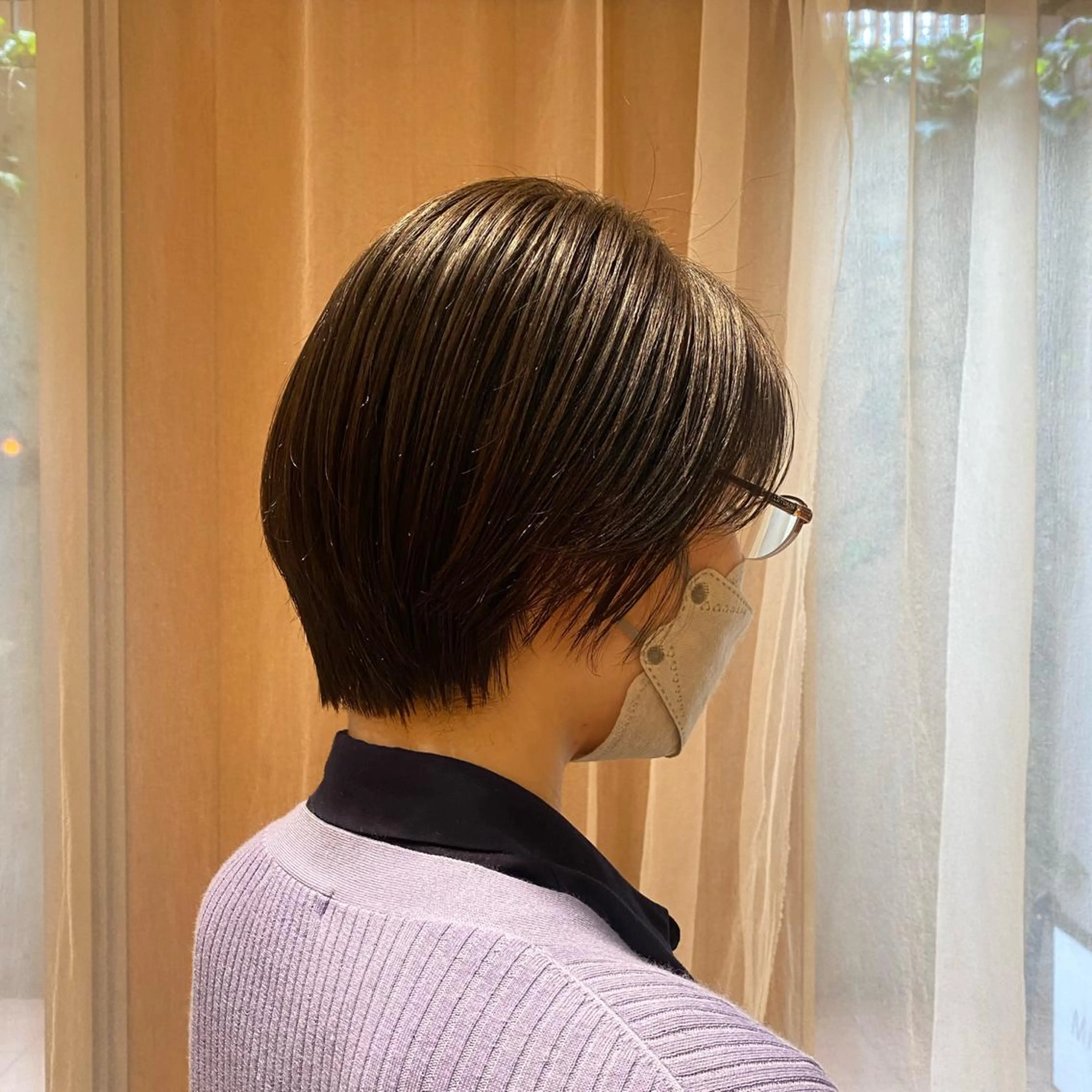 ショート 大人可愛い♡コテ巻き パーマ🌼杉田 萌恵のヘアスタイル