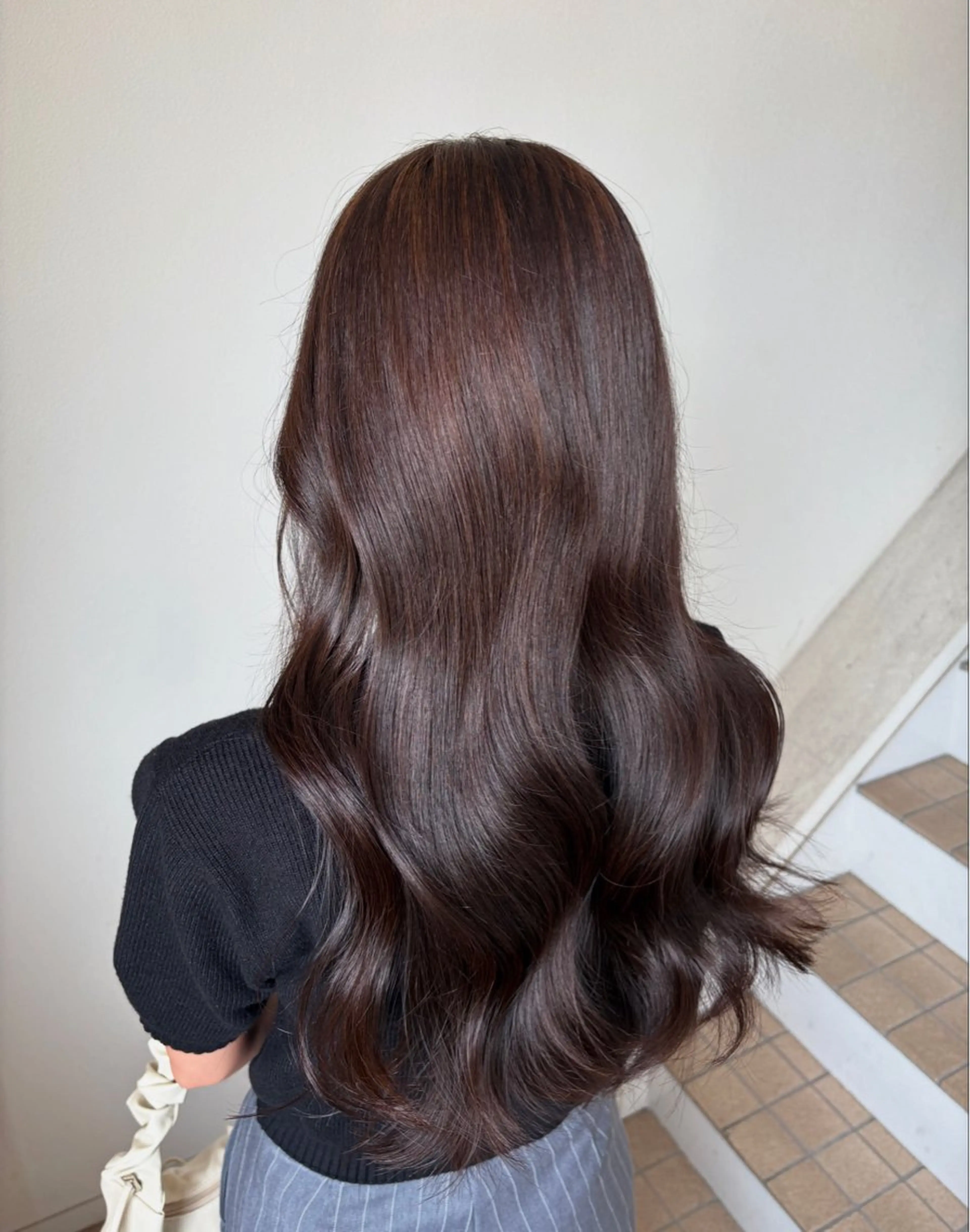 ロング カラー カットパーマモデル 募集中🧺アンジュのヘアスタイル