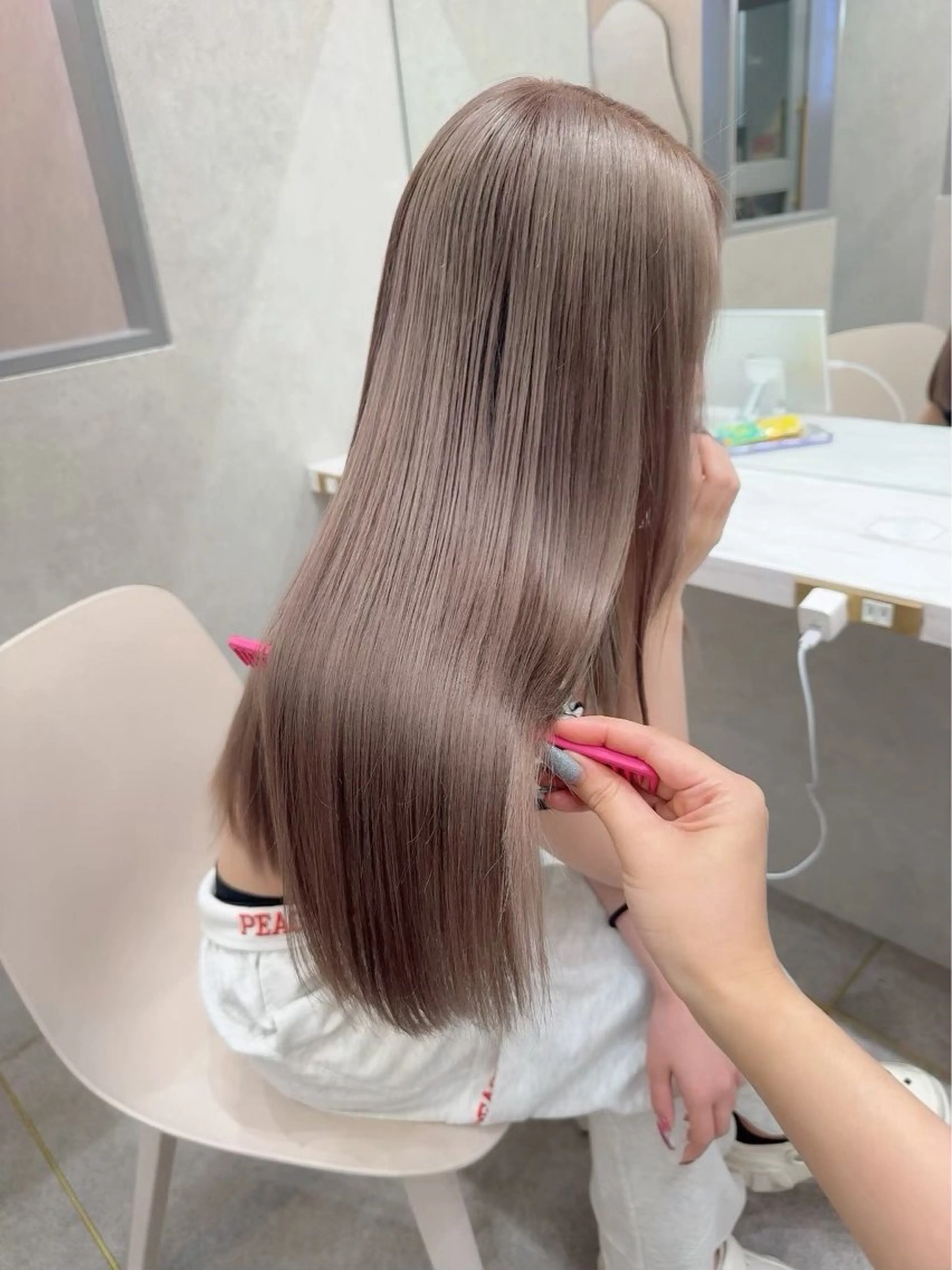 ロング ヘアカラー 髪質改善サロン Aster 天神大名店 【アスター】所属・ヒナ/アイドル再現 ヘア/メンズヘア🦋のヘアスタイル