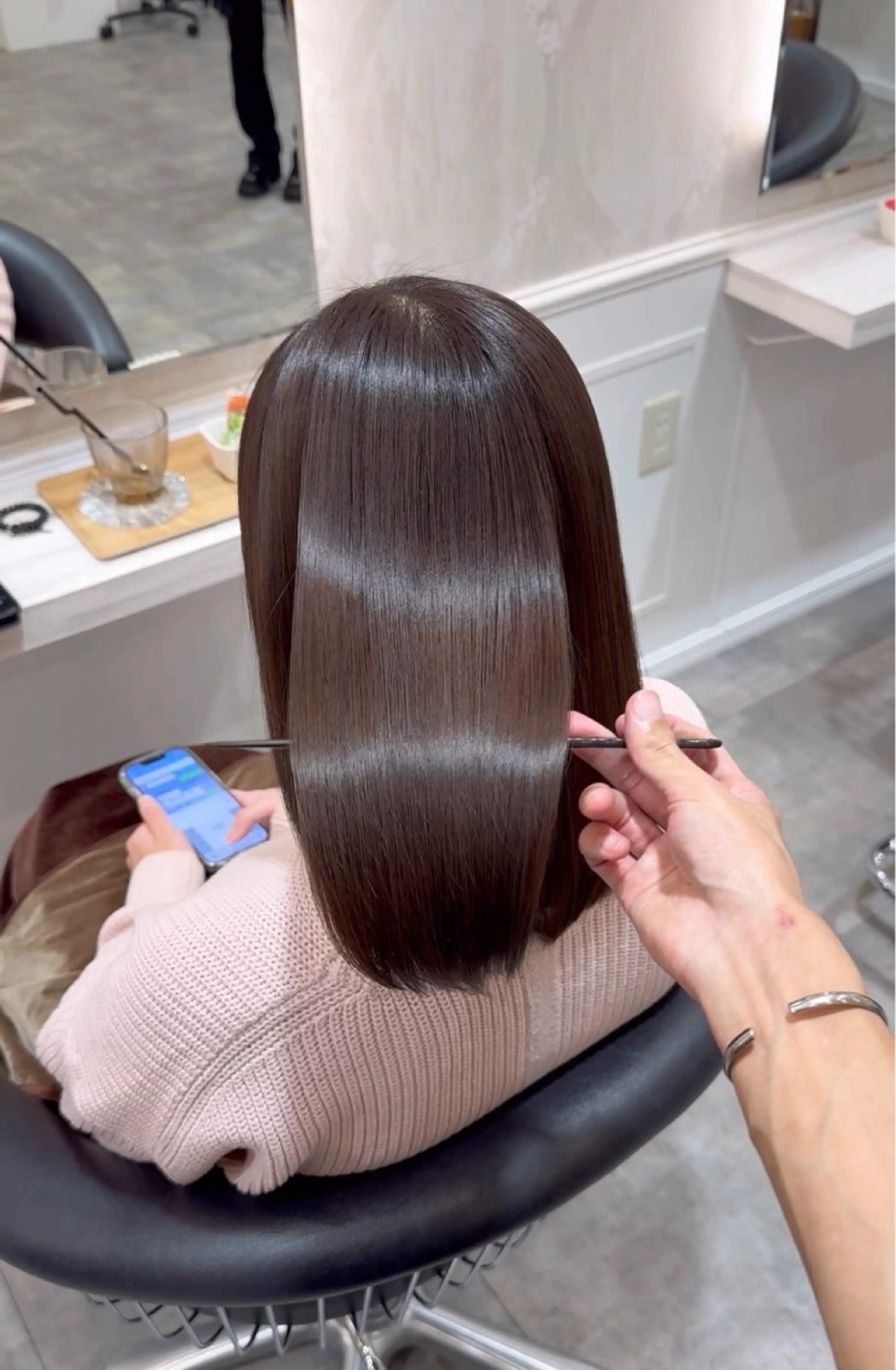 ミディアム カラー Kazuki 艶髪特化のヘアスタイル