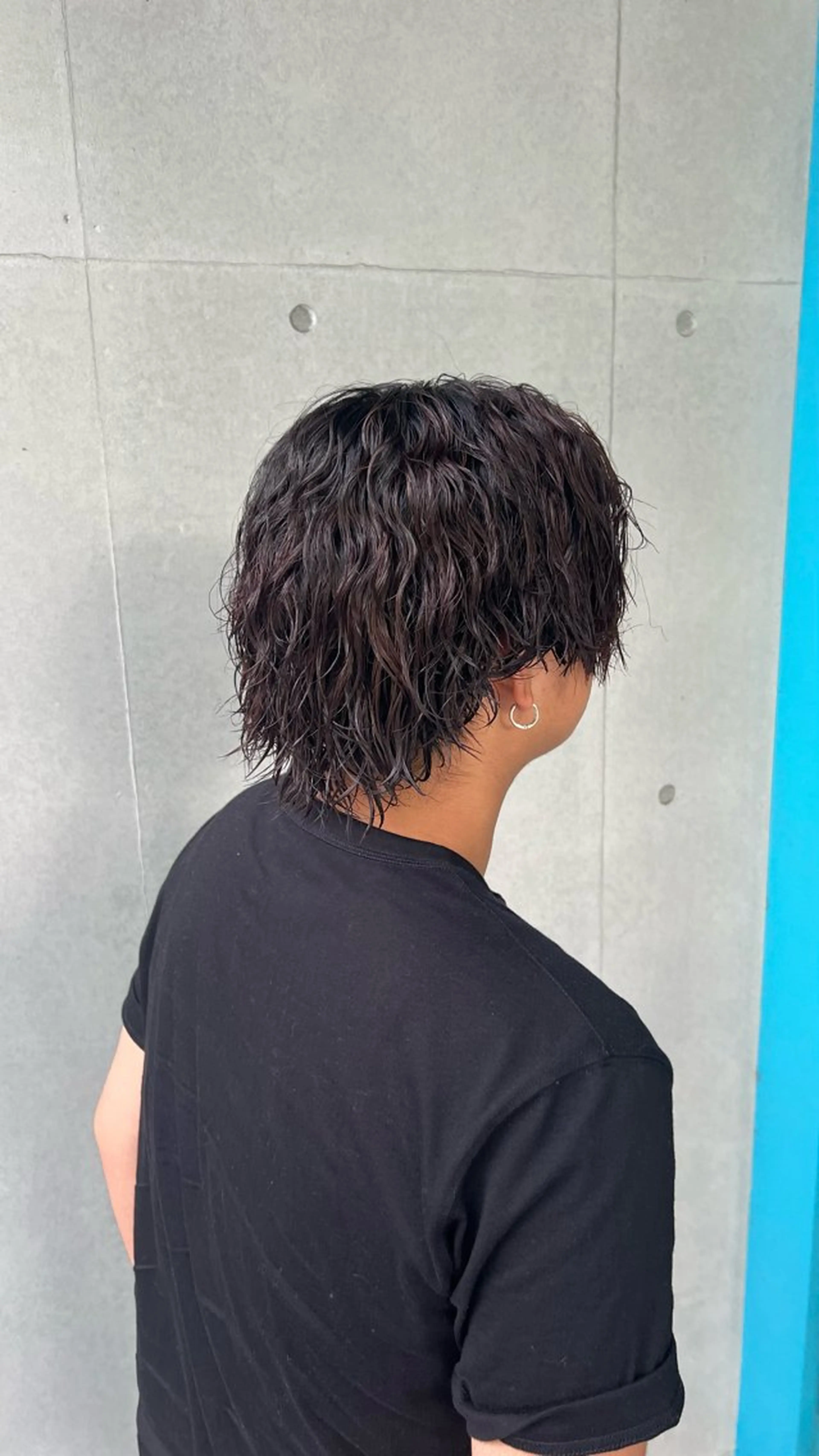 ミディアム パーマ メンズ 湘南のパーマ職人 🔥清水琉葵🔥のヘアスタイル