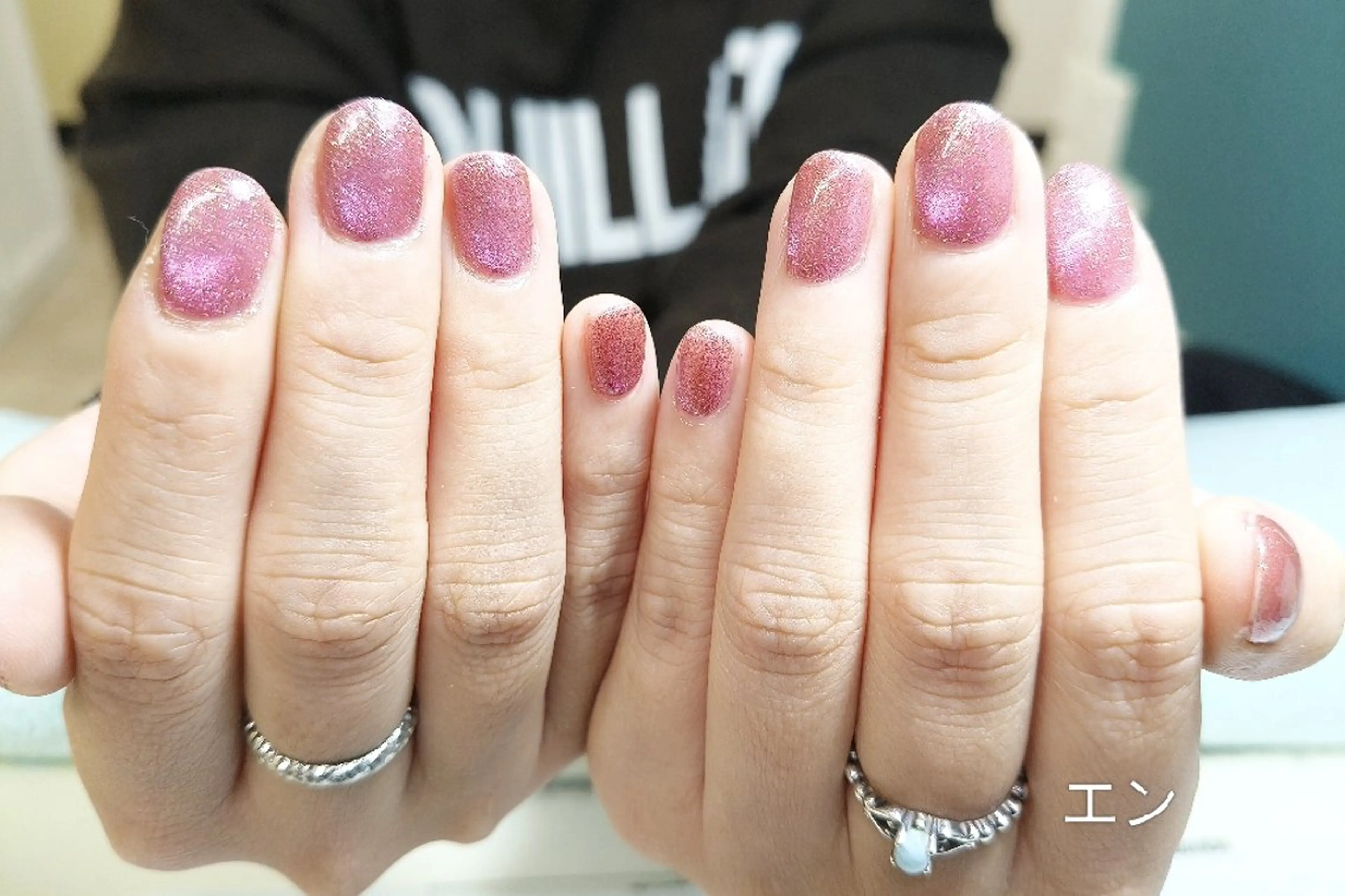 ネイル マグネットネイル マグネットワンカラー ワンカラーネイル エ ンのネイルデザイン