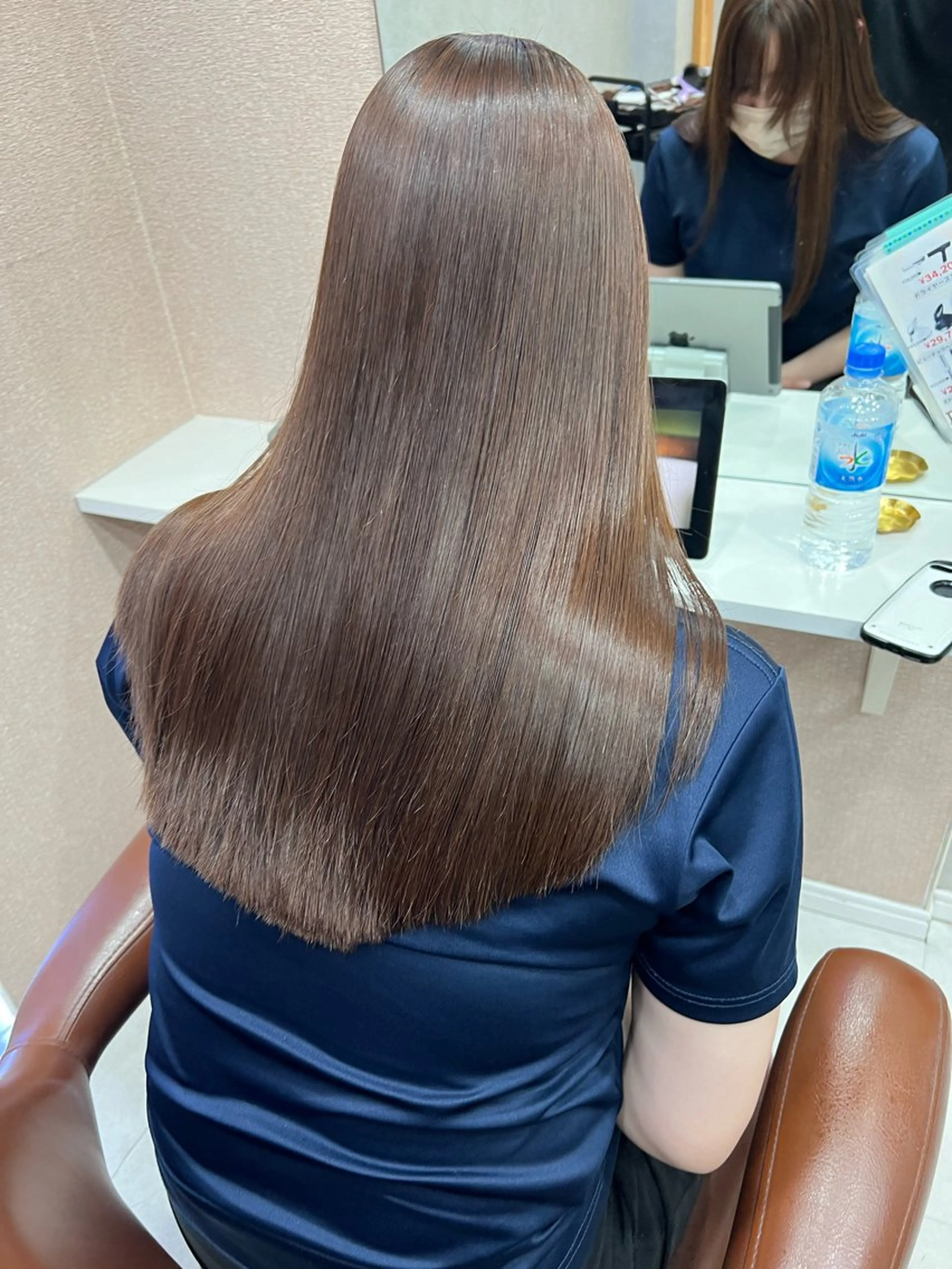 ロング 縮毛矯正 🐝Haney .haruka🐝のヘアスタイル