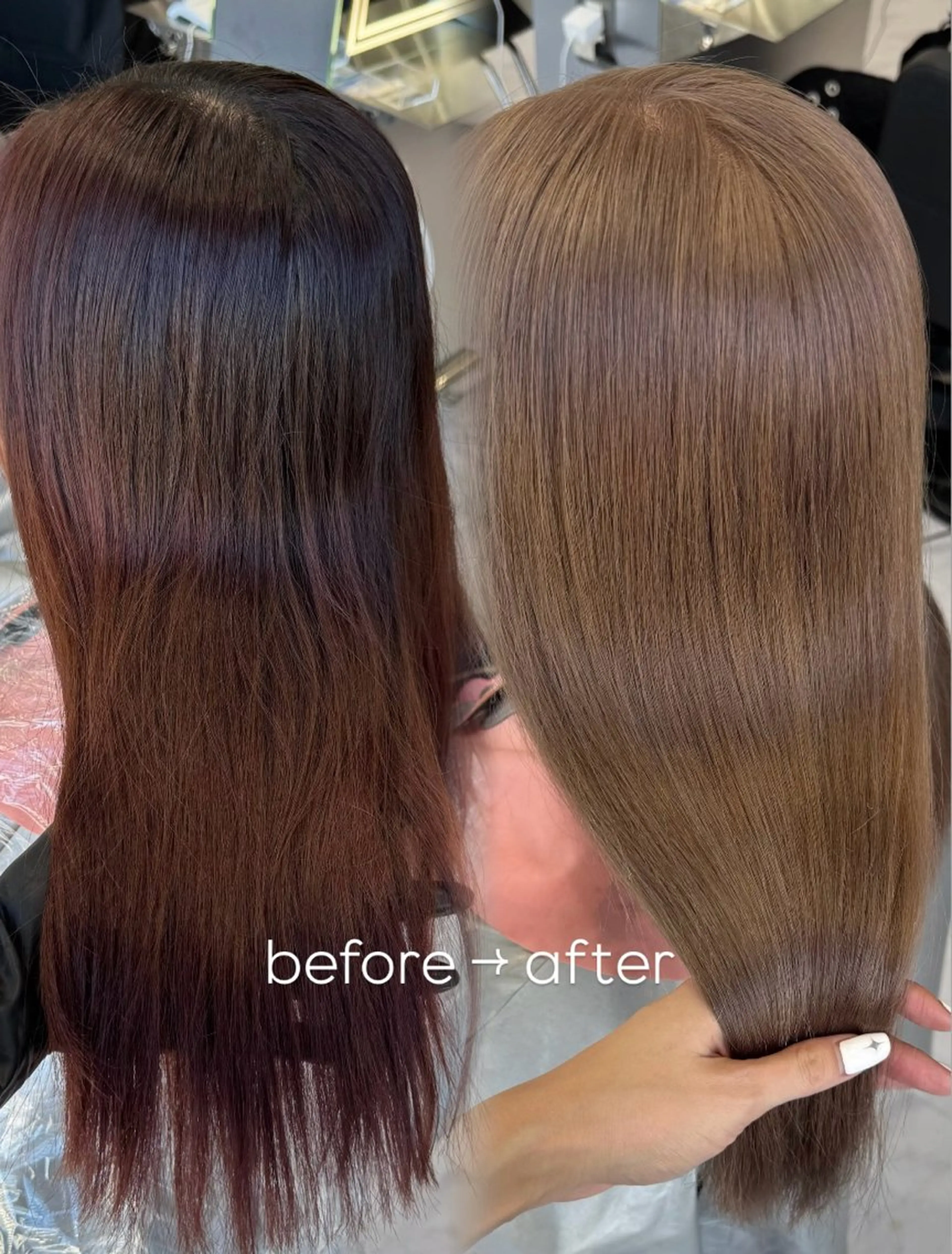 ロング ヘアカラー 💖艶カラー💖 mikuのヘアスタイル