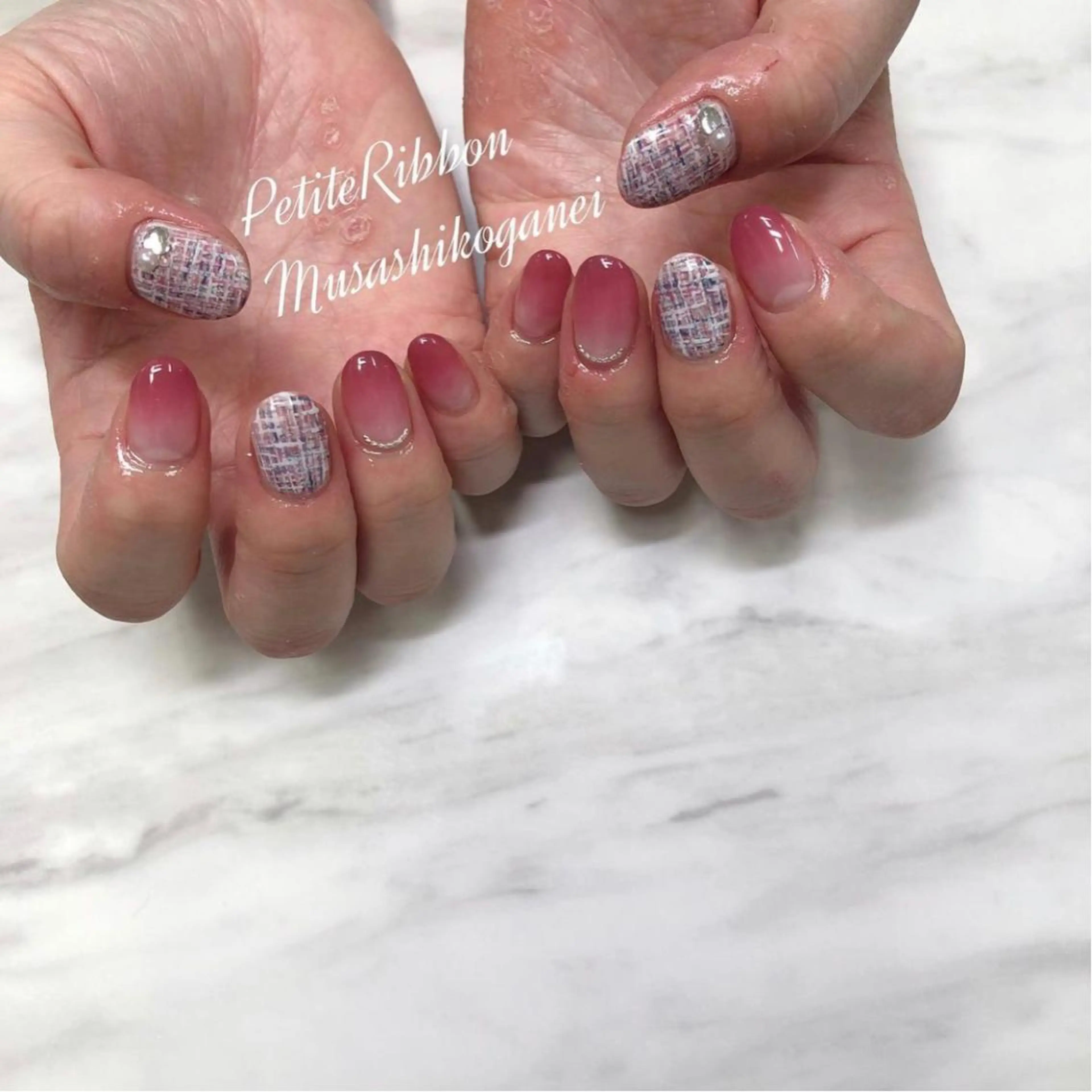 ネイル ハンドネイル プティリボン 武蔵小金井店のネイルデザイン