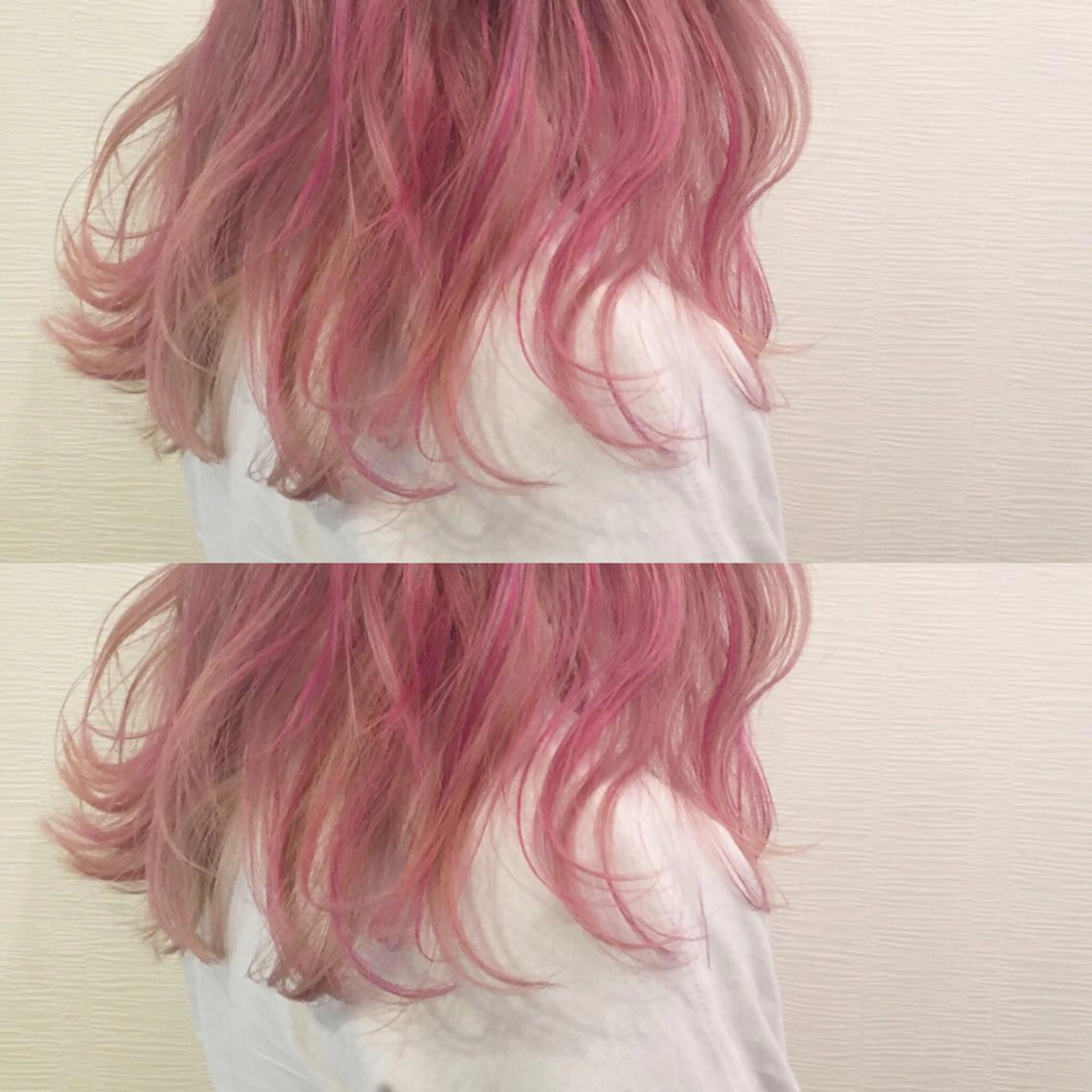 ロング カラー ブリーチ ラベンダーカラー ピンクカラー ユニコーンカラー バイオレットカラー 池田 真由美のヘアスタイル